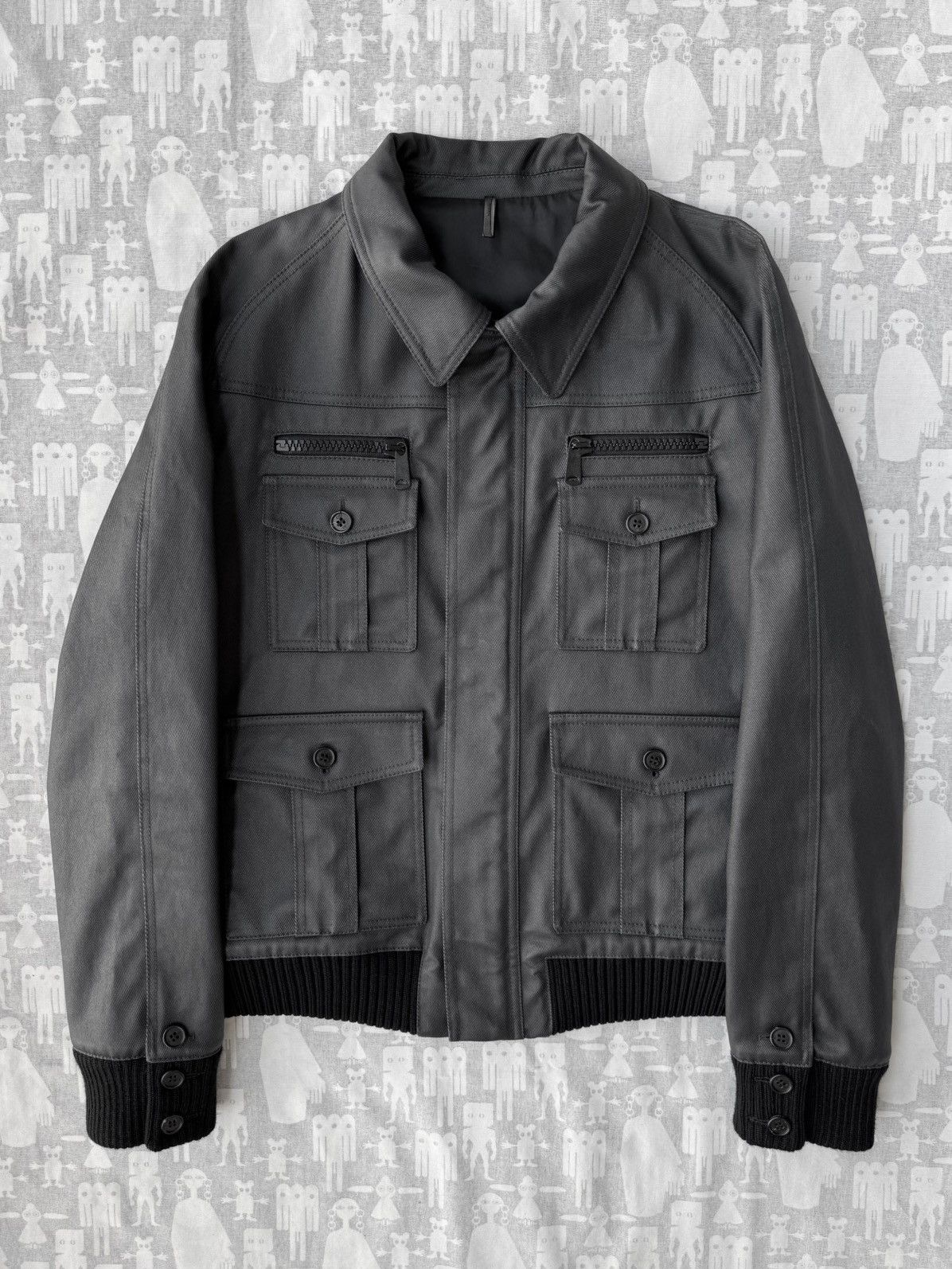 Dior Dior Homme AW05 “In The Morning” Shearling Bomber Jacket