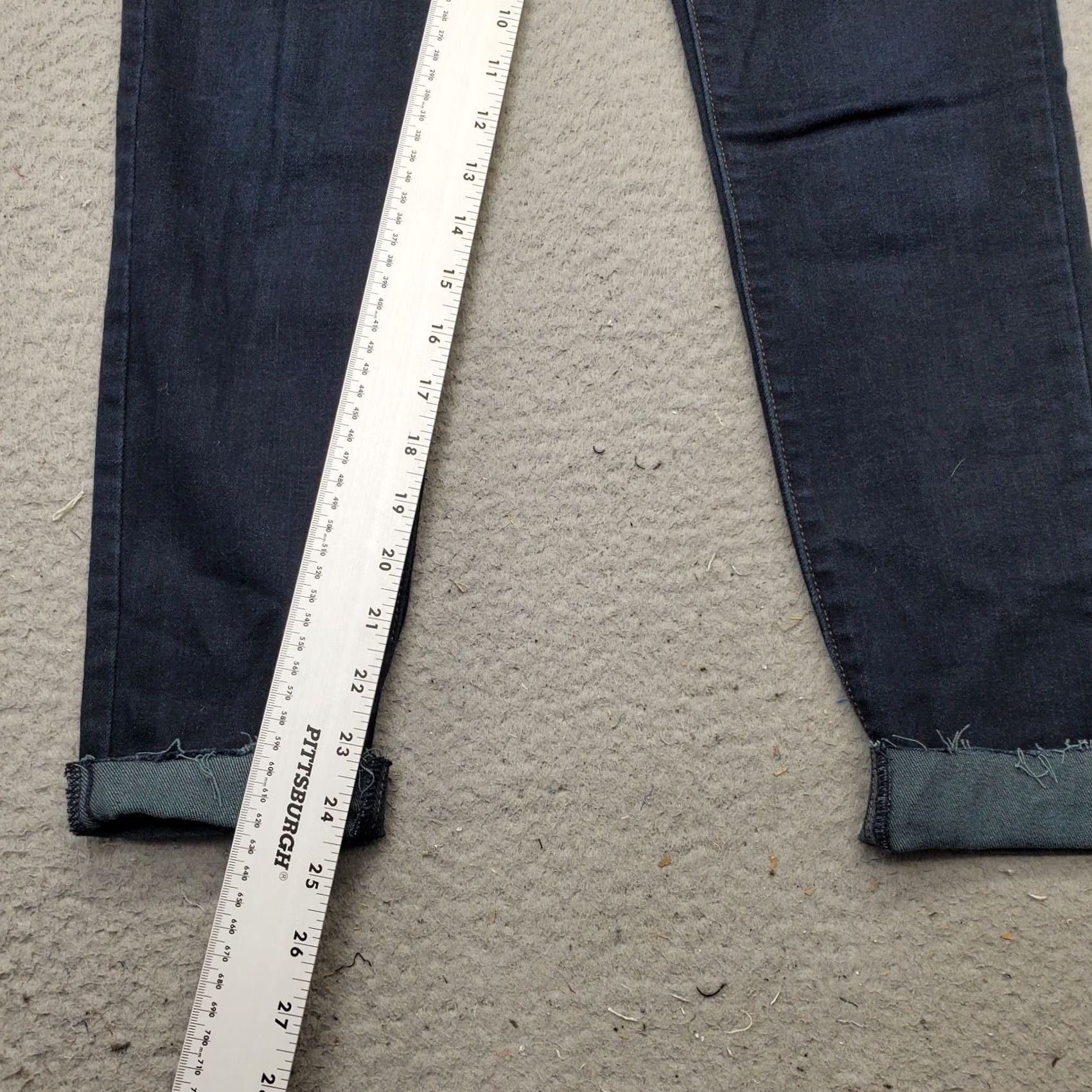 American Eagle Outfitters American Eagle Outfitters Jegging Jeans Women 4 Blue Denim Cotton Stretch Cuffed Size 27" / US 4 / IT 40 - 4 Thumbnail