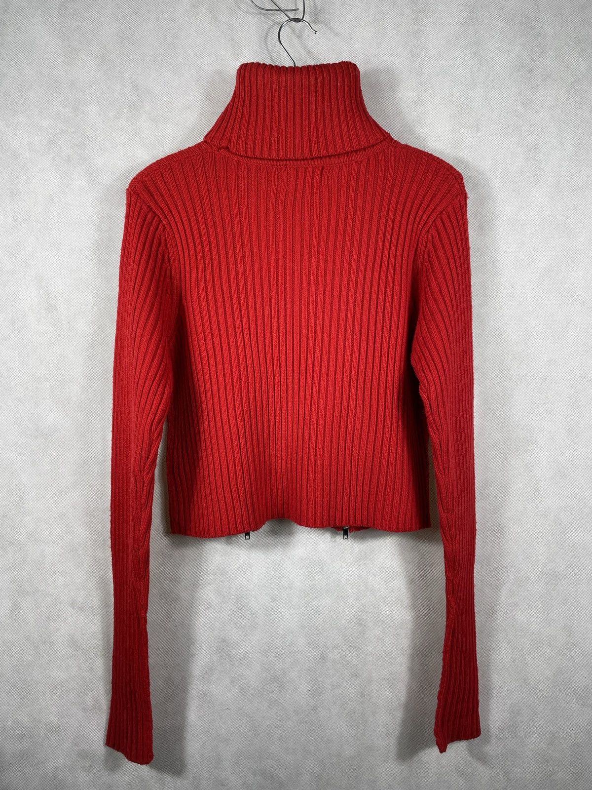 Other Jean Paul Gaultier Lindex High Neck Turtleneck Red Sweater Size M / US 6-8 / IT 42-44 - 7 Thumbnail