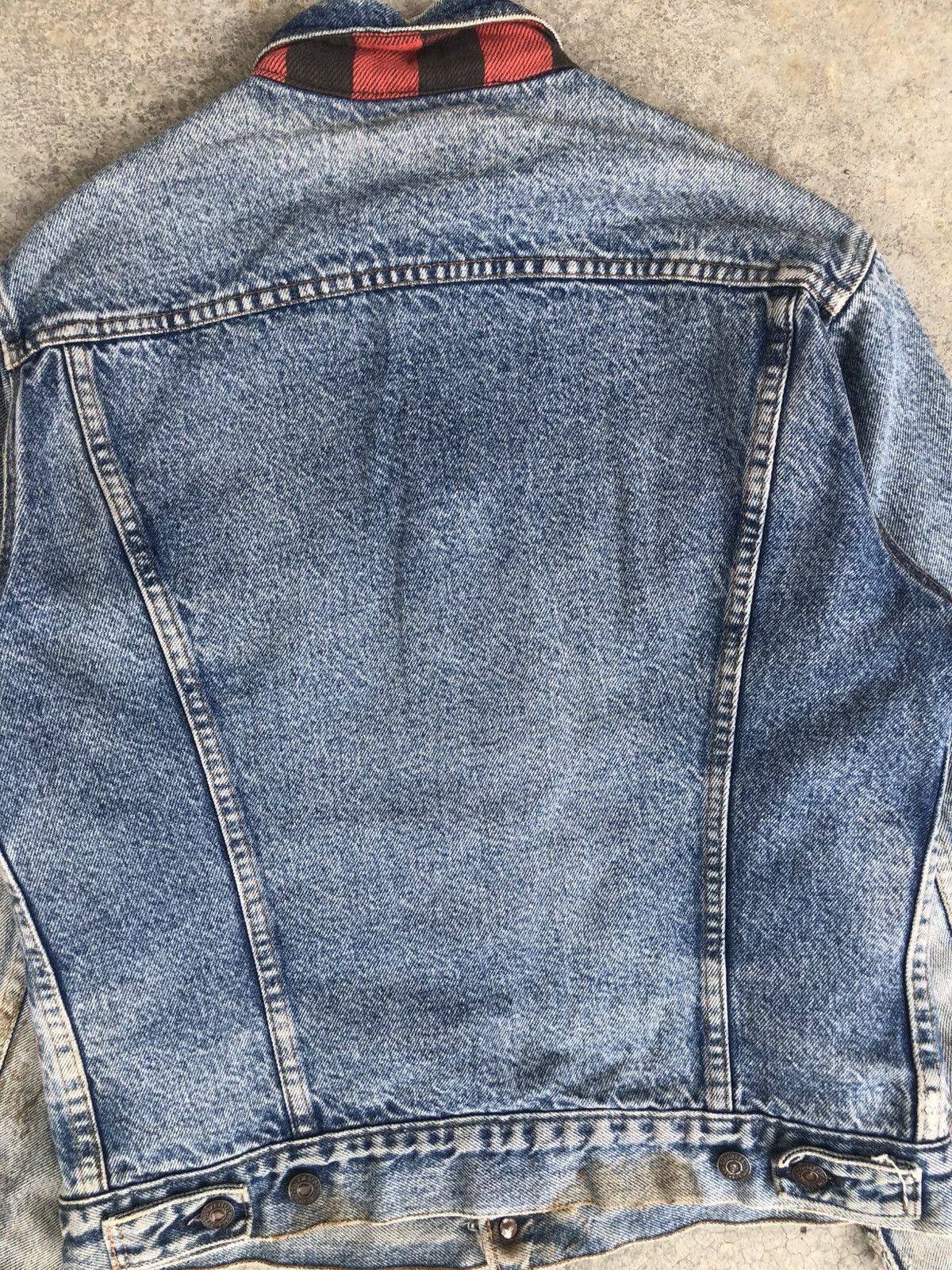Levi's Vintage 80s Levi’s Blanket Lined Denim Jacket Distressed Size US M / EU 48-50 / 2 - 7 Thumbnail