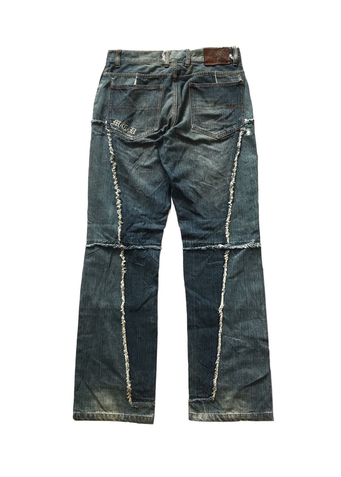 14th Addiction × Japanese Brand MORE CORE DIVISION PATCHWORK JEANS Size US 32 / EU 48 - 2 Thumbnail