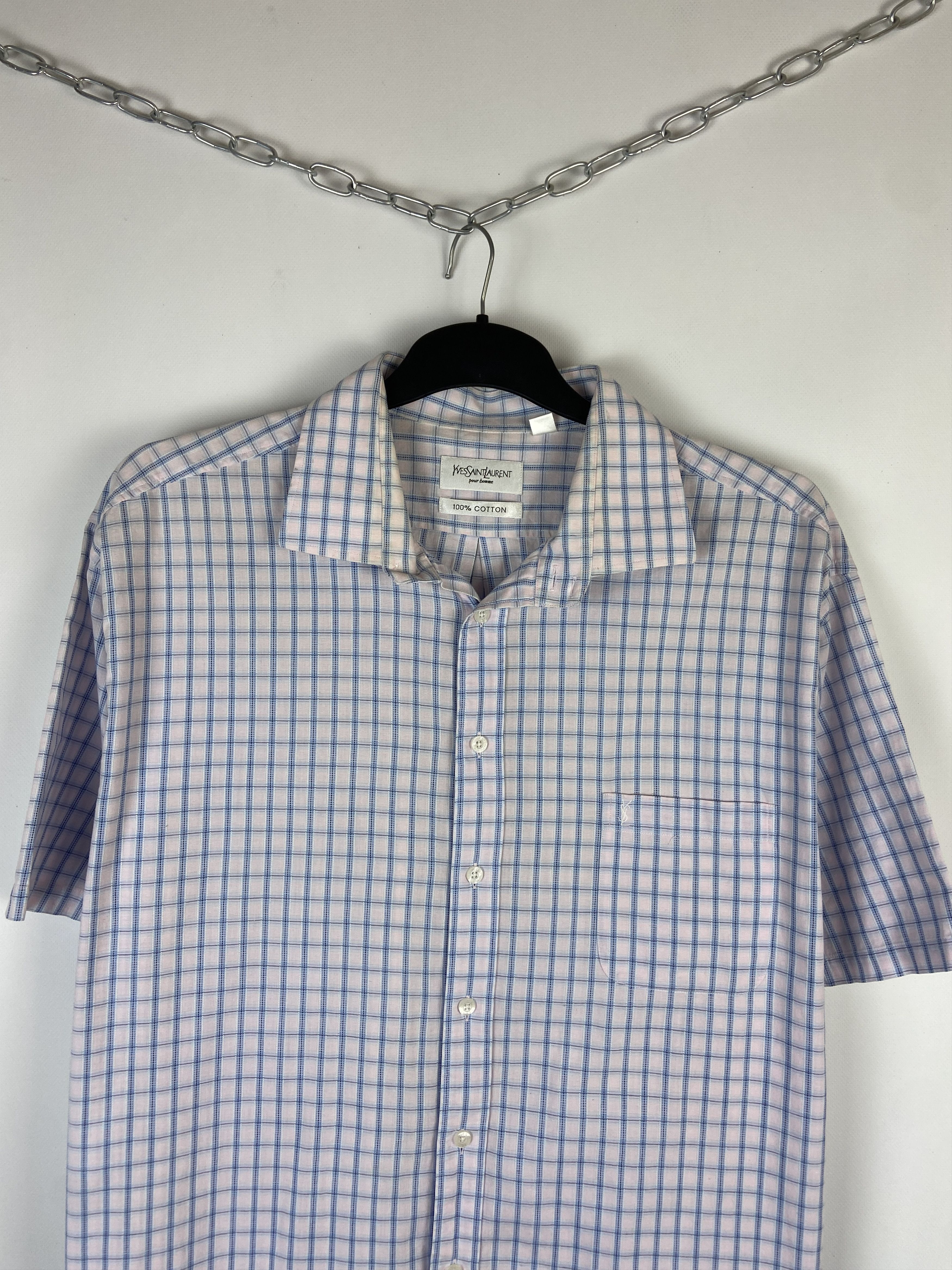 Vintage Vintage Yves Saint Laurent Ysl Pour Homme Shirt Size US XXL / EU 58 / 5 - 3 Thumbnail