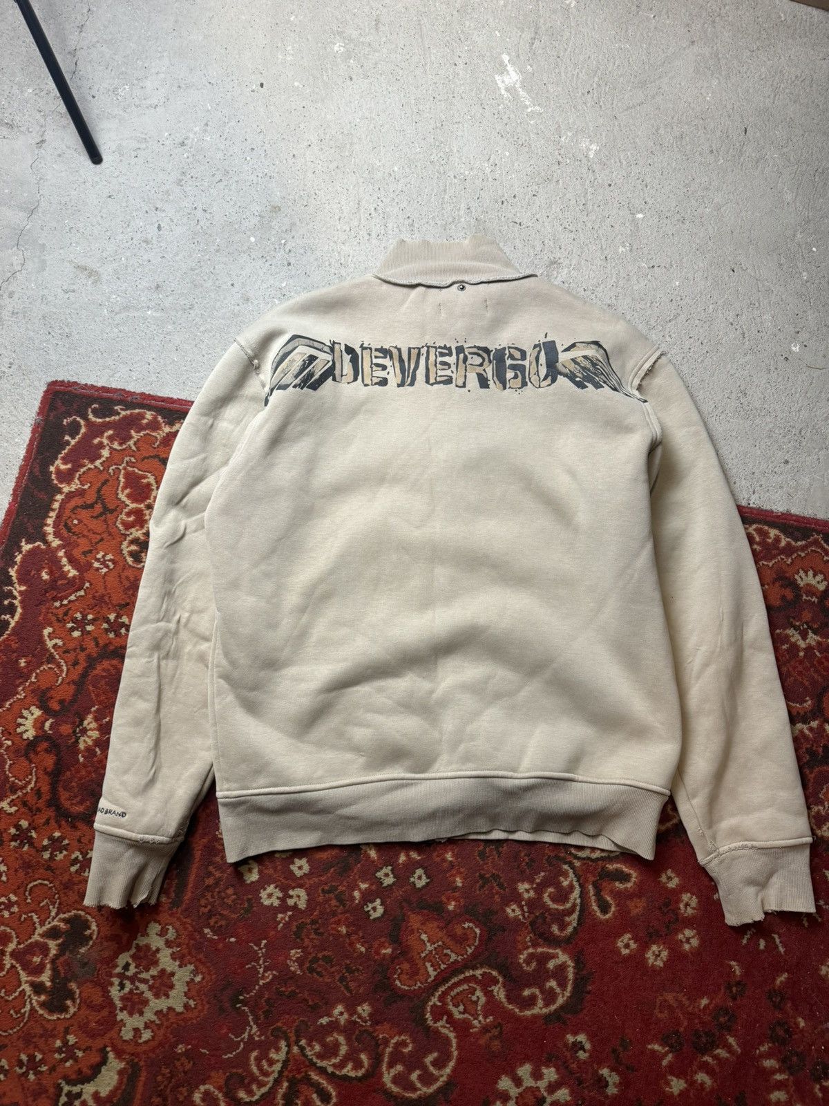 Japanese Brand × Vintage Vintage Y2K Devergo Patchwork Faded Avantgarde Zip Up Hoodie Size US XL / EU 56 / 4 - 14 Thumbnail