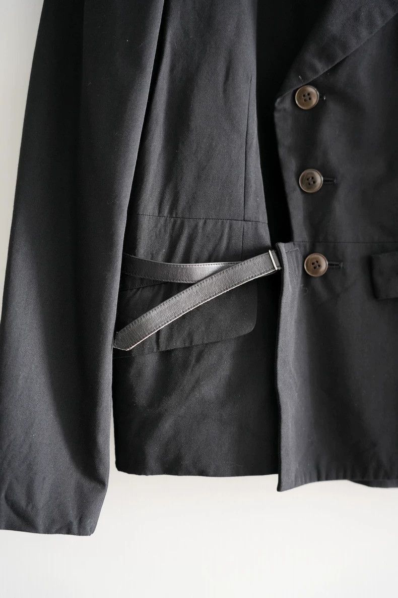 Yohji Yamamoto Yohji Yamamoto Yohji Yamamoto Black Wool Double-Breasted J Size US M / EU 48-50 / 2 - 4 Thumbnail
