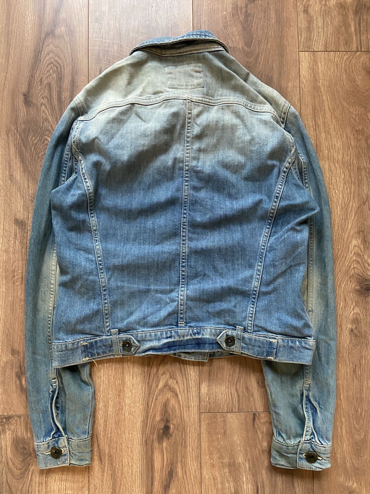 Massimo Dutti Massimo Dutti denim jacket y2k 2000s archive grunge crop fit Size S / US 4 / IT 40 - 12 Thumbnail