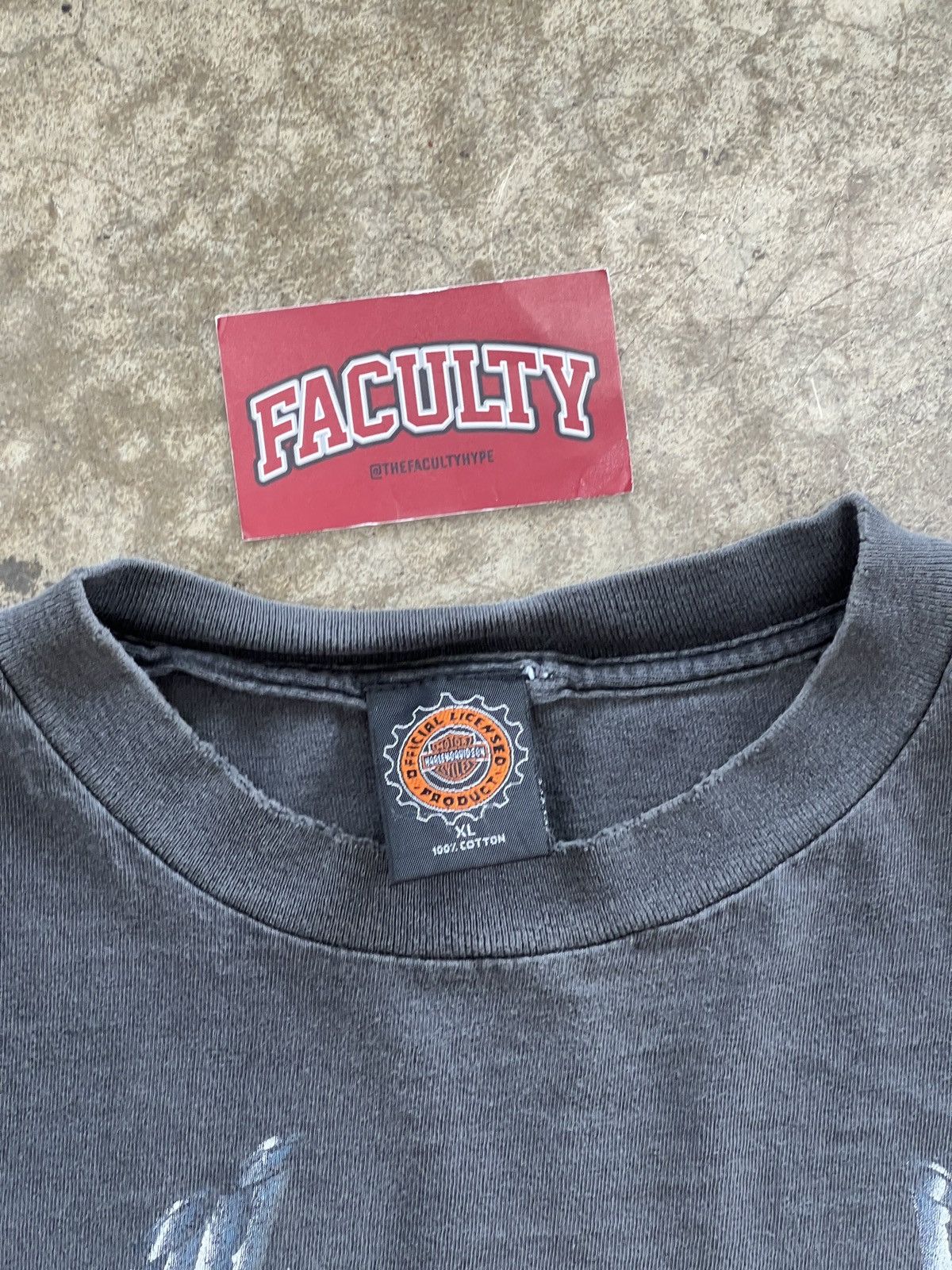 Harley Davidson Vintage Harley Davidson Winged Engine Motorcycle Tee XL Size US XL / EU 56 / 4 - 3 Thumbnail