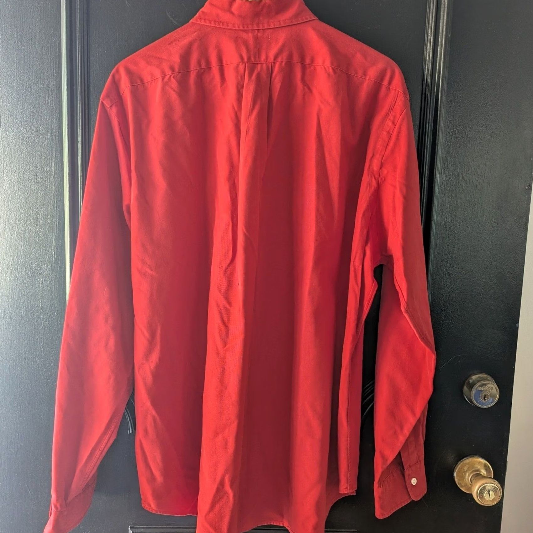 Ralph Lauren Ralph Lauren Classic Red Button Down Long Sleeve Shirt XL Navy Pony Size US XL / EU 56 / 4 - 3 Thumbnail