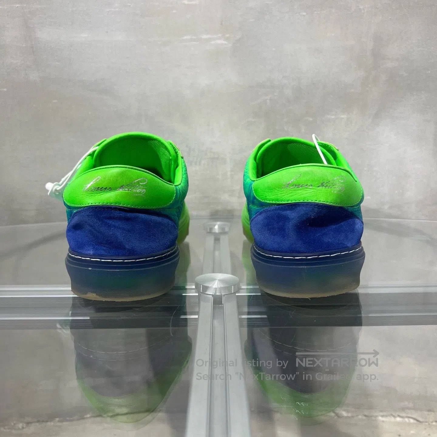 Louis Vuitton Louis Vuitton Ollie gradient fluorescent green board shoes Size US 10 / EU 43 - 6 Thumbnail