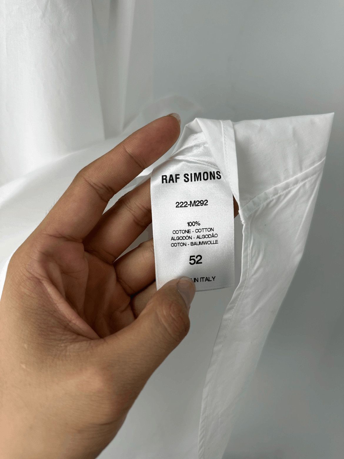 Raf Simons Sz 52 Raf Simons 22AW Ghost Host S/S Shirt Size US L / EU 52-54 / 3 - 5 Thumbnail