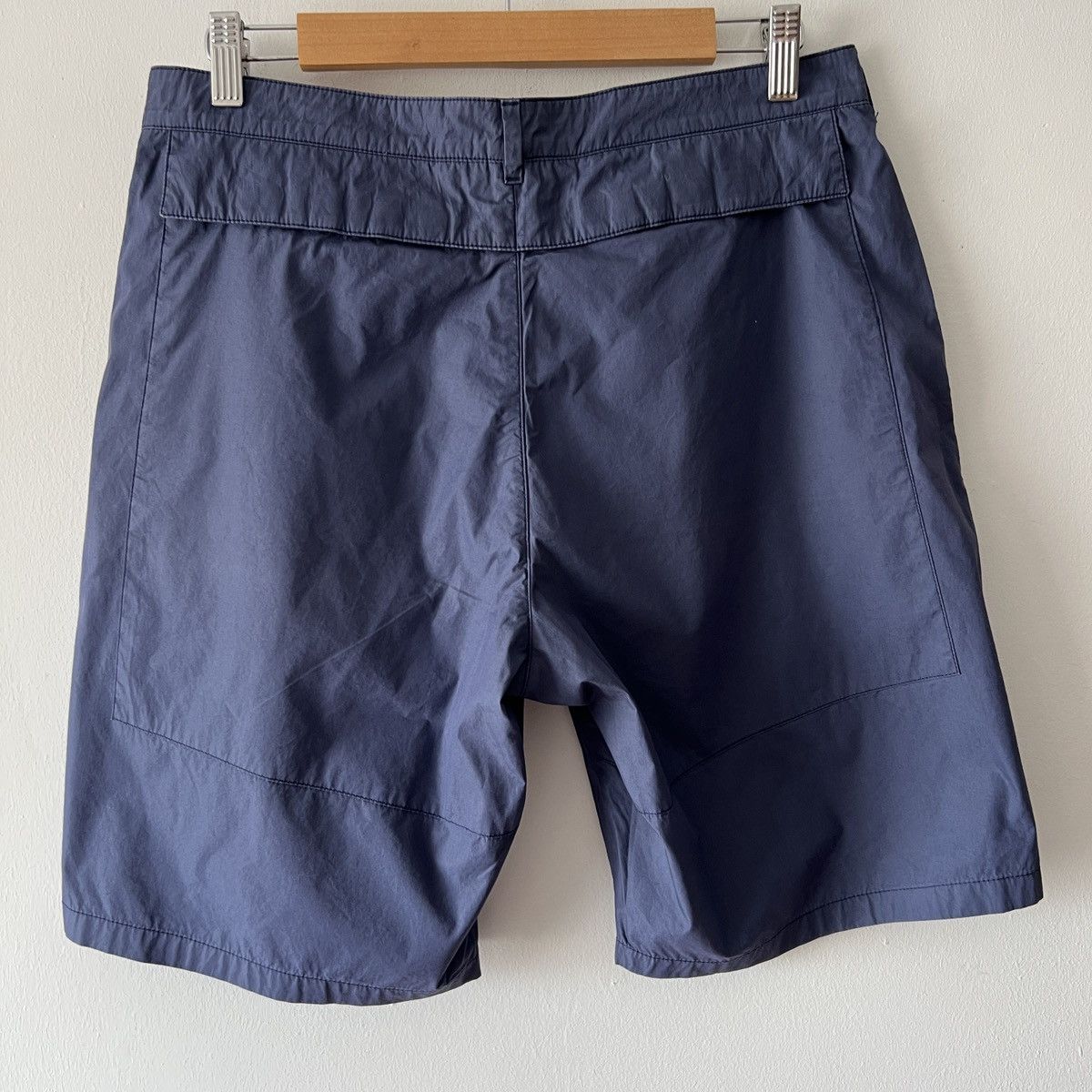 Prada 🔥🔥 90s Prada Blue Nylon Red Tab Shorts Size US 32 / EU 48 - 2 Thumbnail