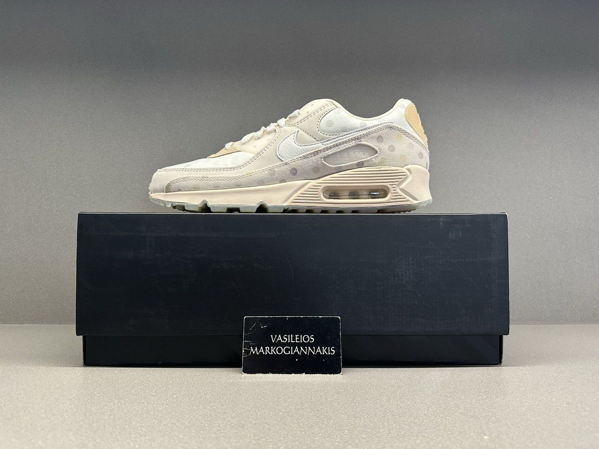 image of Nike Air Max 90 Shimmer Polka Dot Sand Shoes, Men's (Size 6)