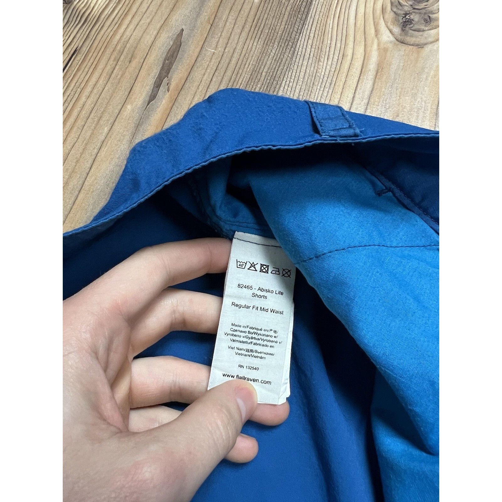 Fjallraven Fjallraven Abisko Lite G-1000 Men`s Blue Cargo Tracking Shor Size US 34 / EU 50 - 10 Thumbnail