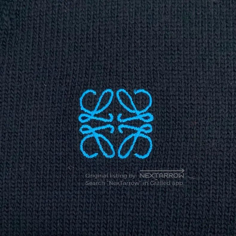 Loewe Loewe Black Logo Embroidered Wool V-neck Single Breasted L Size L / US 10 / IT 46 - 5 Thumbnail