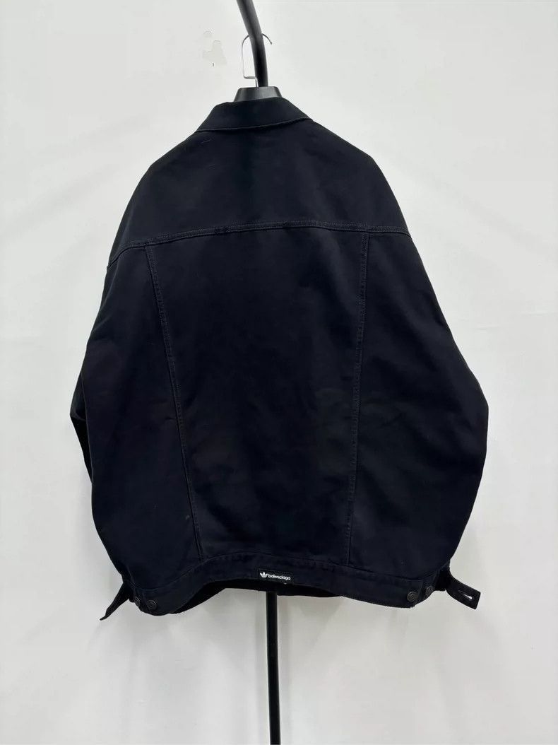 Balenciaga Balenciaga x Adidas Black Denim Jacket-2505 Size US L / EU 52-54 / 3 - 2 Thumbnail