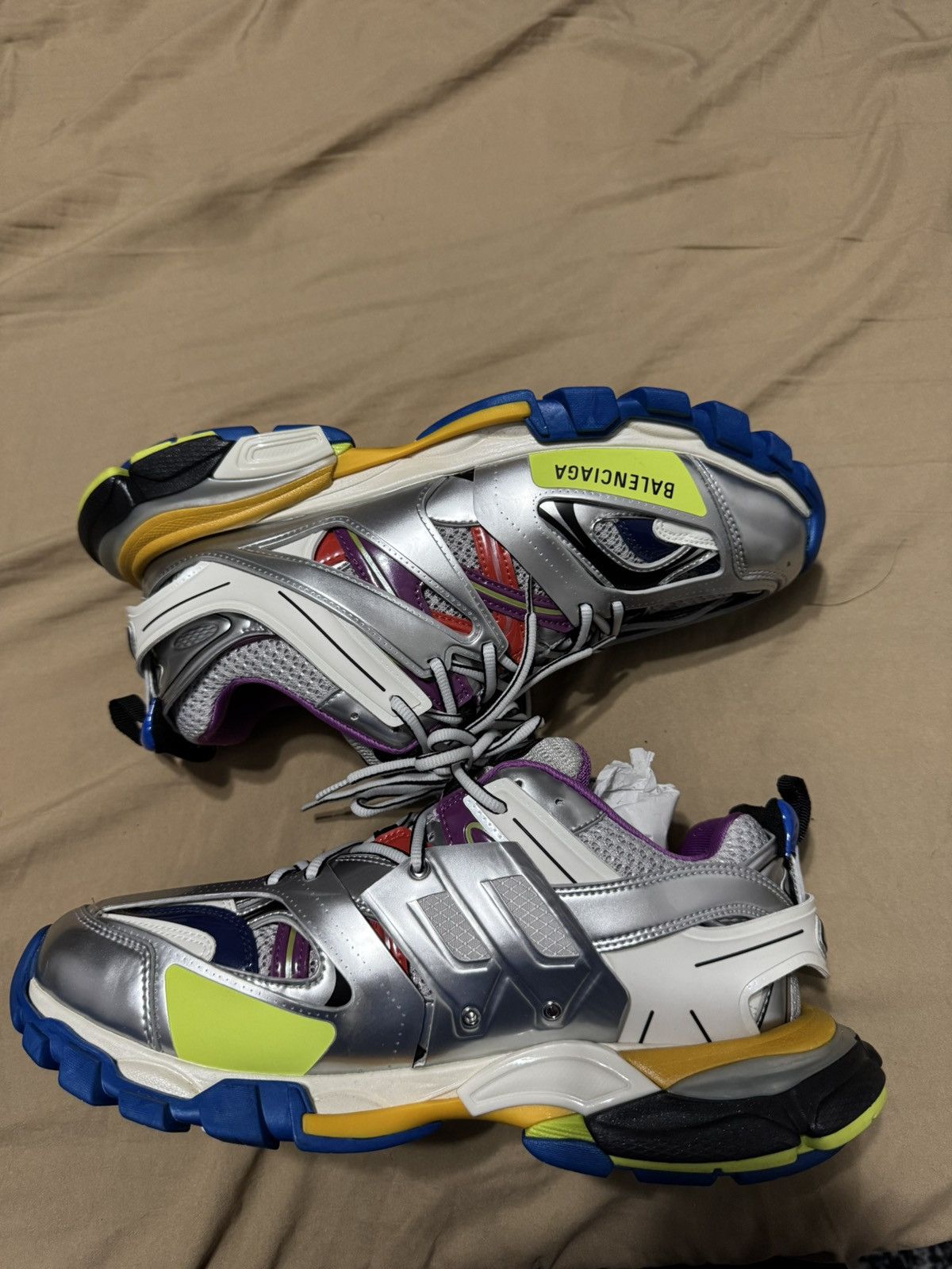 Balenciaga Balenciaga Track Sneaker 'Metallic Multi' Size US 10.5 / EU 43-44 - 3 Thumbnail