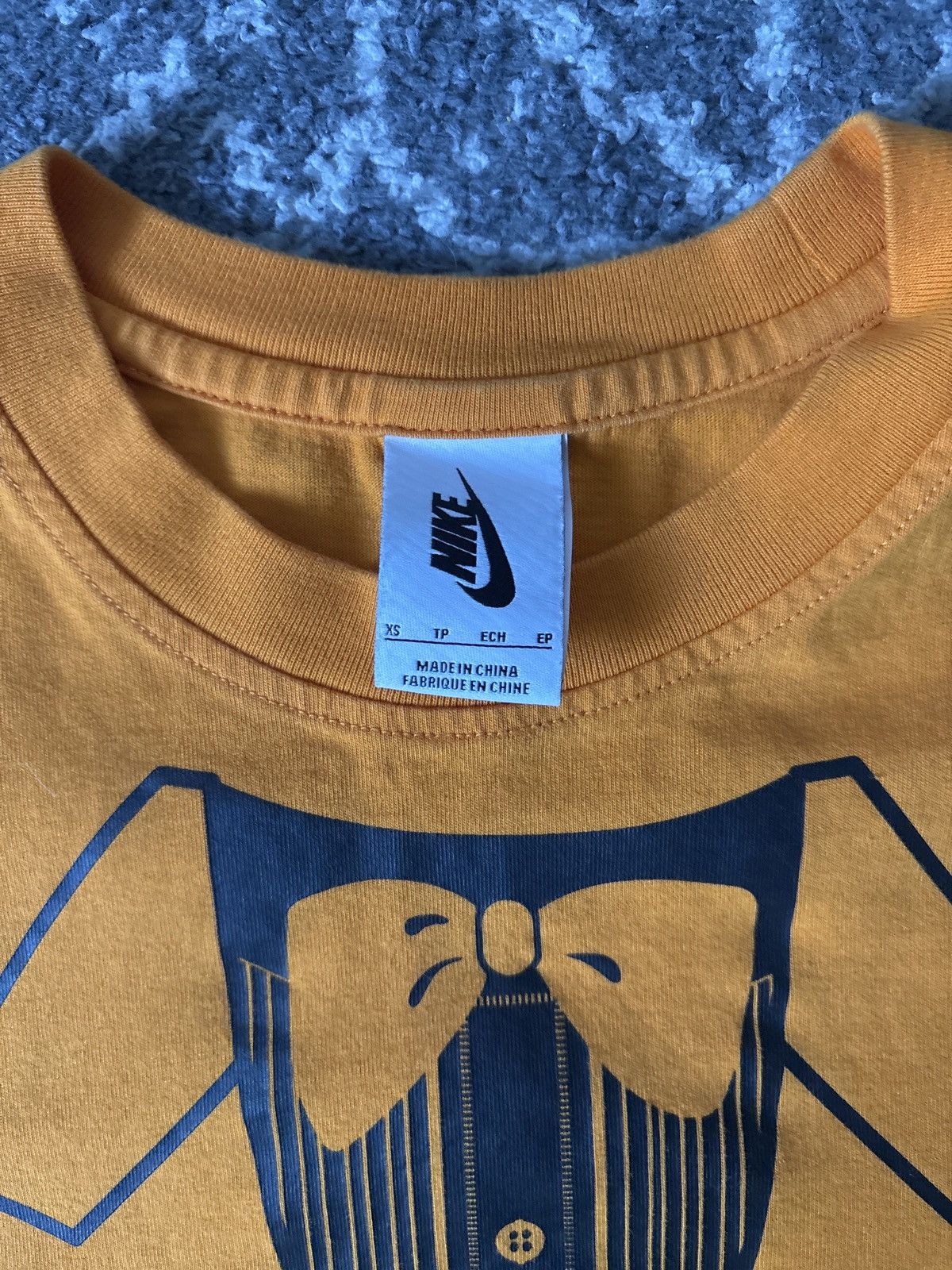 Nike × Off-White Nike x Off White Virgil Abloh NRG A6 T Shirt Orange Size XS Size US XS / EU 42 / 0 - 2 Thumbnail