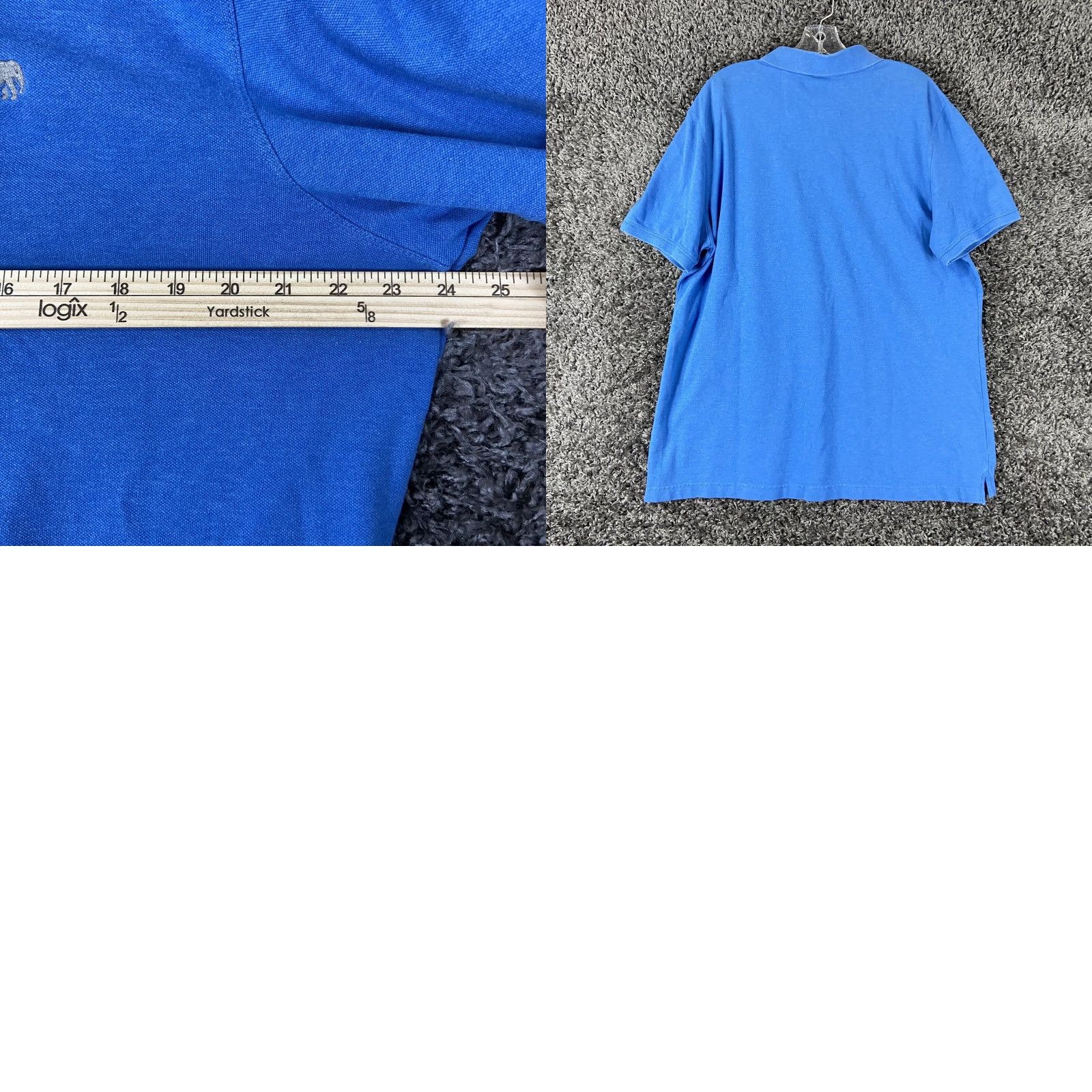 Banana Republic BANANA REPUBLIC Polo Shirt Men XL Blue Short Sleeve Regular Fit Men’s Polo XL Blue Shirt Size US XL / EU 56 / 4 - 8 Thumbnail