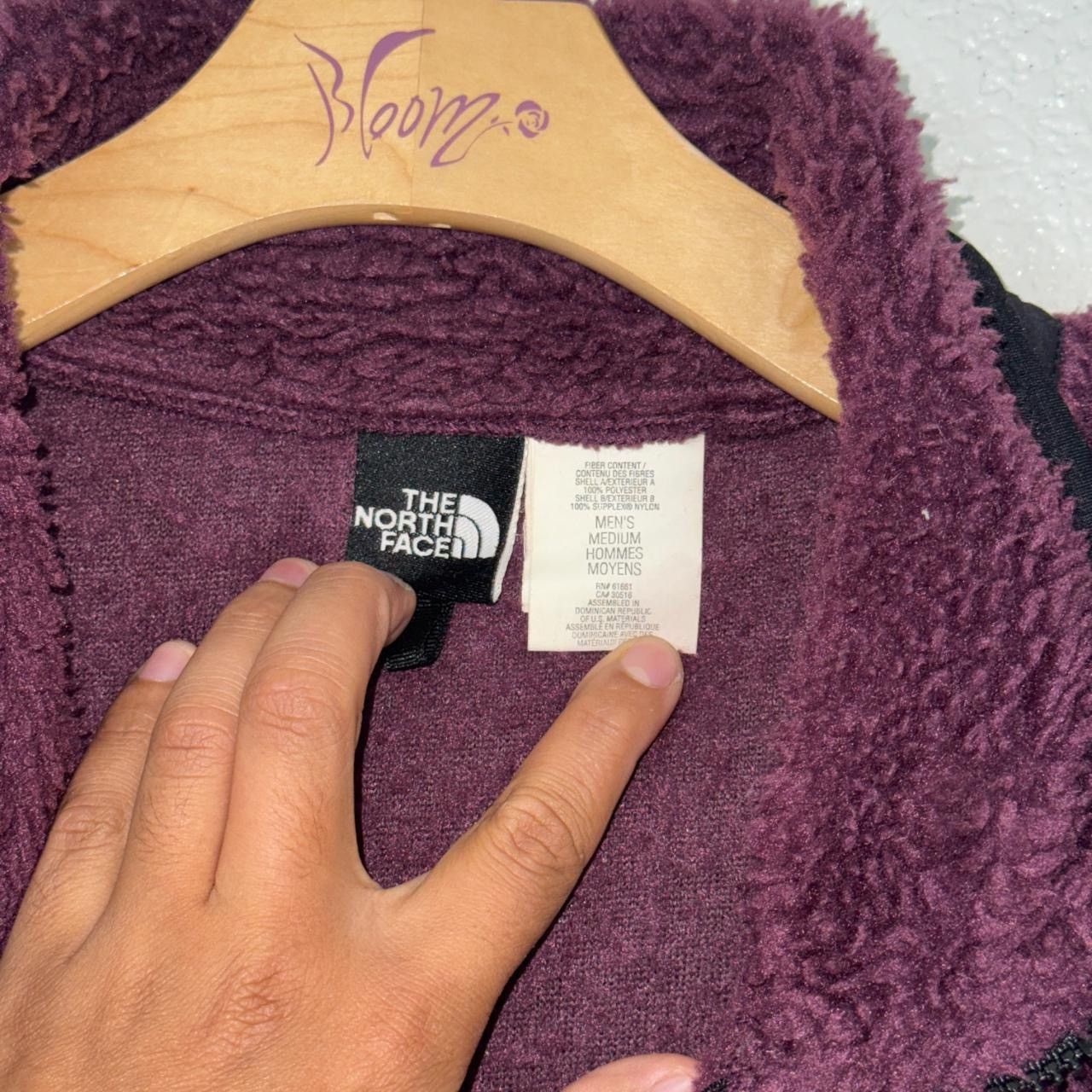 The North Face Vintage Shaggy Plum / Purple The North Face Deep Like Fleece Size US M / EU 48-50 / 2 - 3 Thumbnail