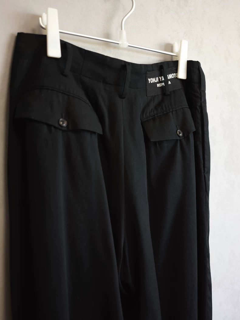 Yohji Yamamoto Yohji Yamamoto size 3 84AW straight-leg pleated pants Size US 28 / EU 44 - 4 Thumbnail
