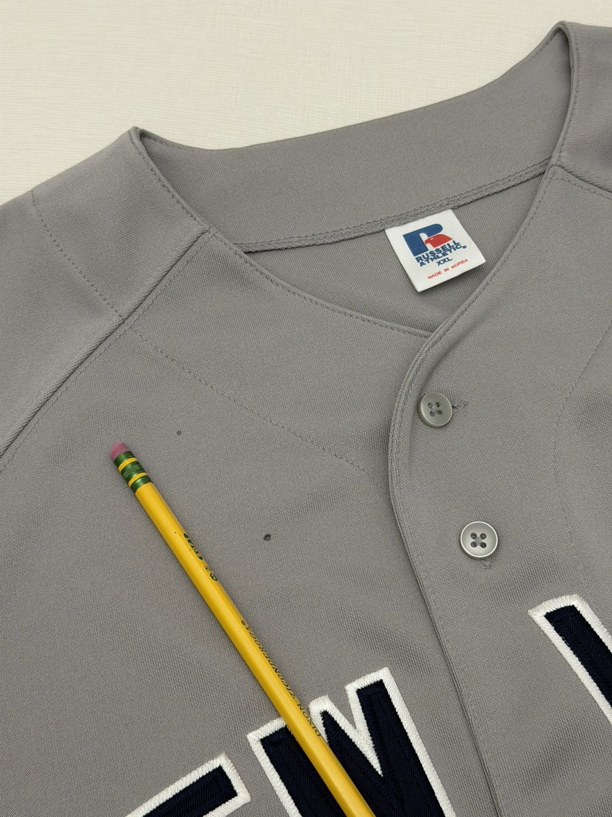 New York Yankees Vintage 90s New York Yankees Russell Athletic MLB Jersey XXL Size US XXL / EU 58 / 5 - 7 Thumbnail