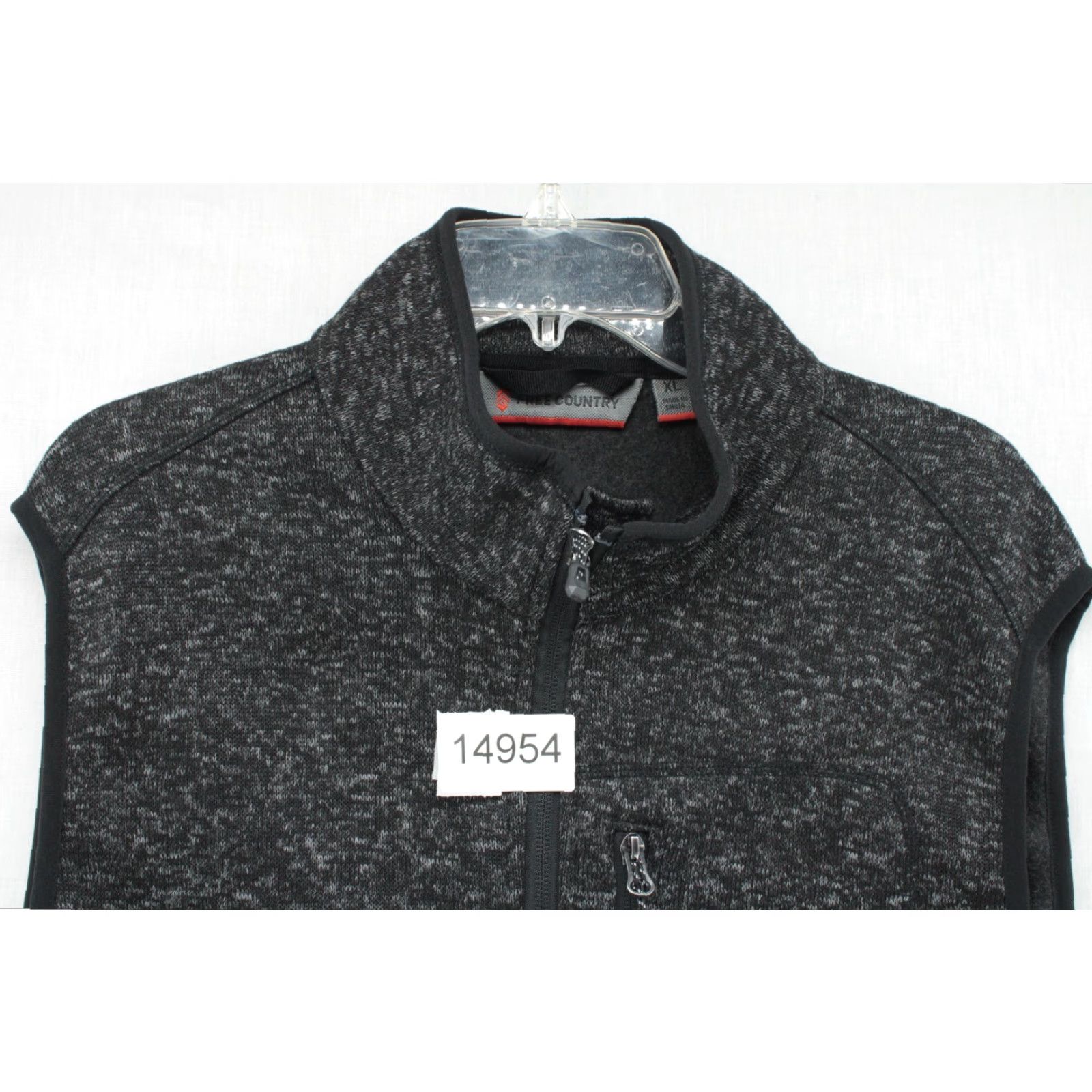 Free Country Free Country Vest Full Zip Zipper X-Large Soft Shell Black Fleece Inside Mens Size US XL / EU 56 / 4 - 7 Thumbnail