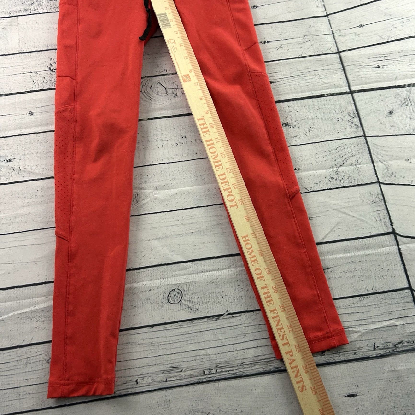 Vintage Craft ADV Essence Training Tights 2.0 Women's XS Red Side Pockets Pants Activewear Compression Size ONE SIZE - 3 Thumbnail