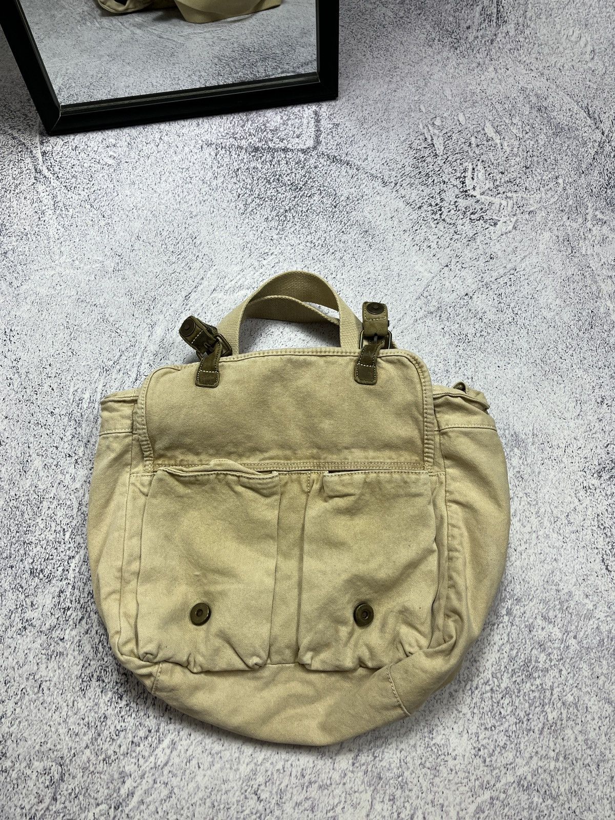 Vintage Vintage Timberland Military Distressed Messenger Hand Bag Size ONE SIZE - 6 Thumbnail
