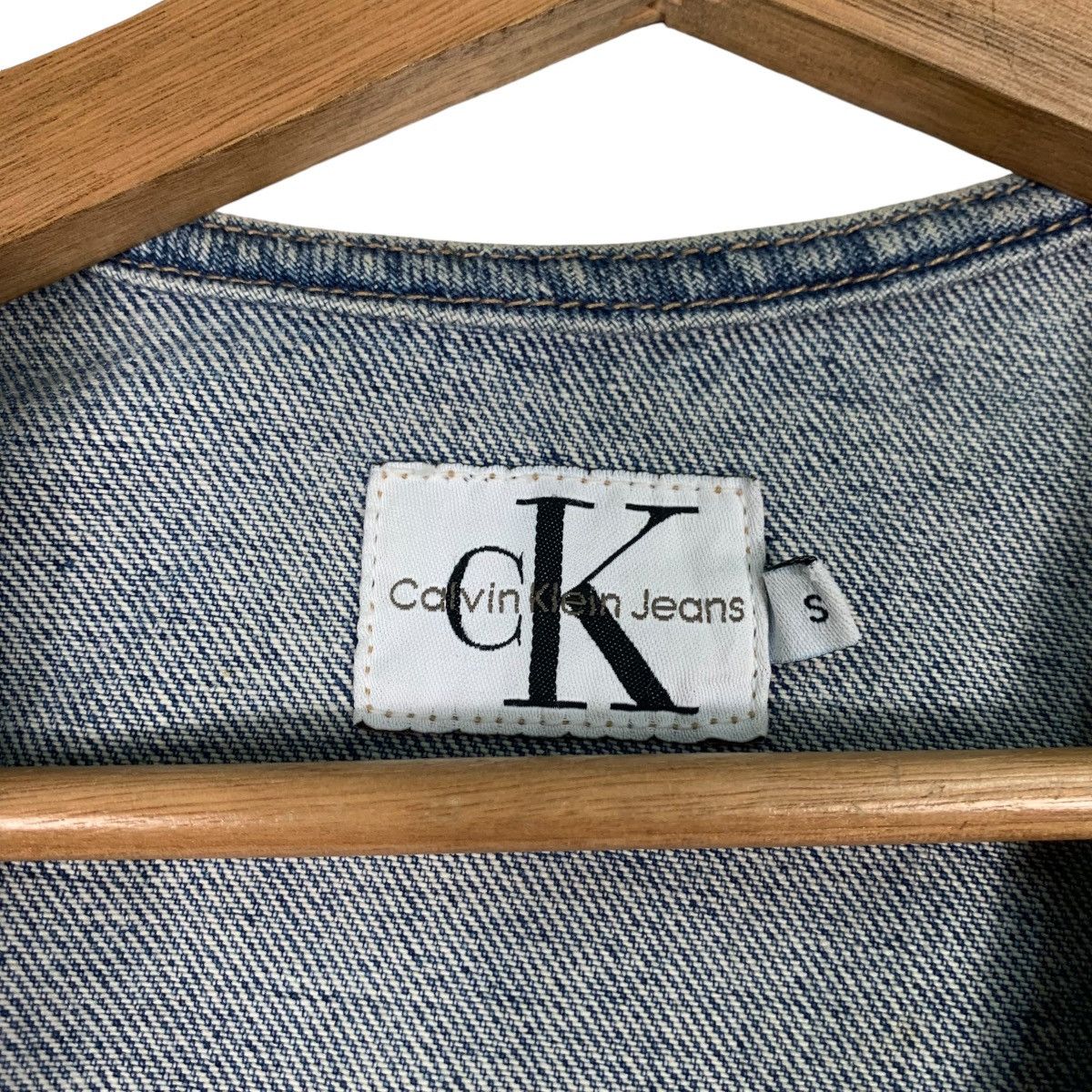Calvin Klein CALVIN KLEIN JEANS Blue Denim Vest #1292-C58 Size US S / EU 44-46 / 1 - 16 Thumbnail