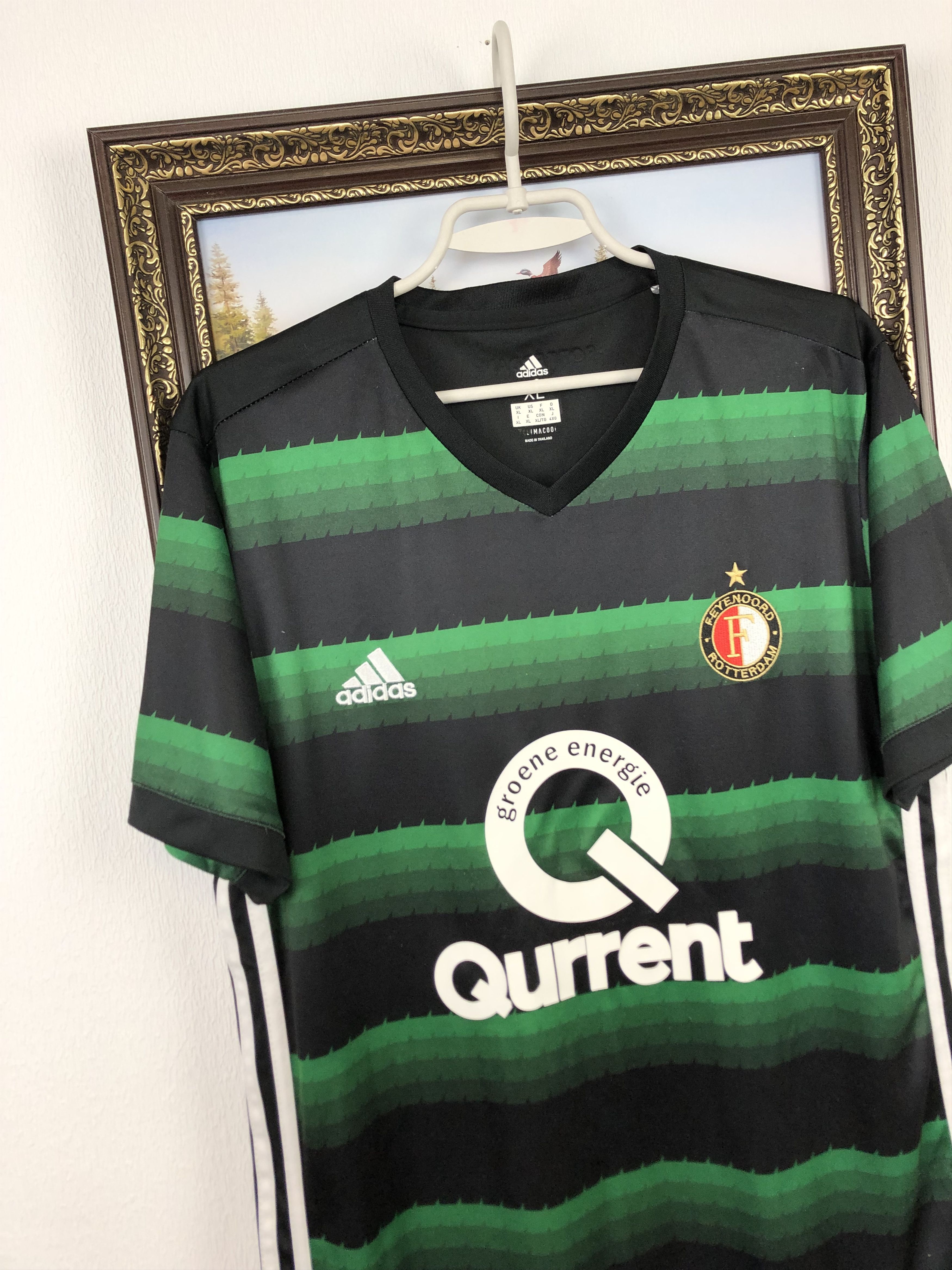 Other Feyenoord Away football shirt 2017 Soccer Adidas Jersey Rare Size US L / EU 52-54 / 3 - 3 Thumbnail