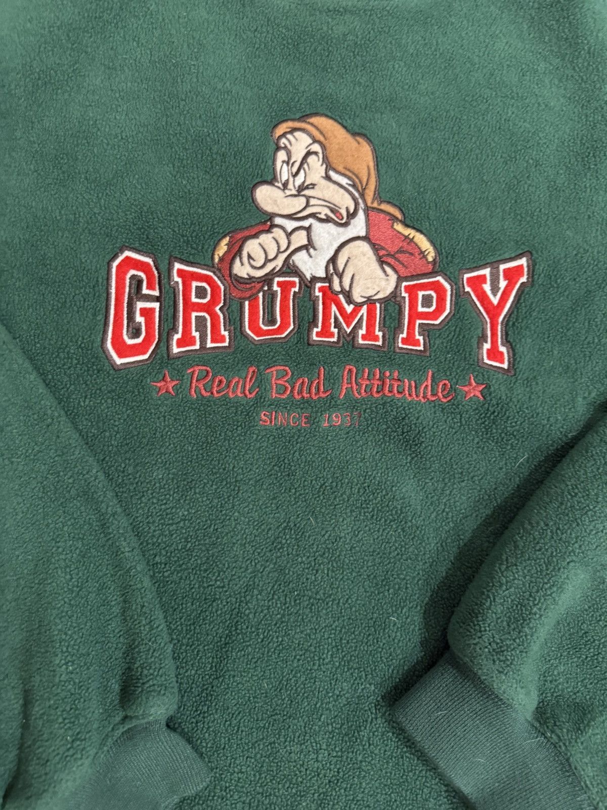 Disney × Vintage Vtg Disney Grumpy Sweatshirt Size US XXL / EU 58 / 5 - 2 Thumbnail