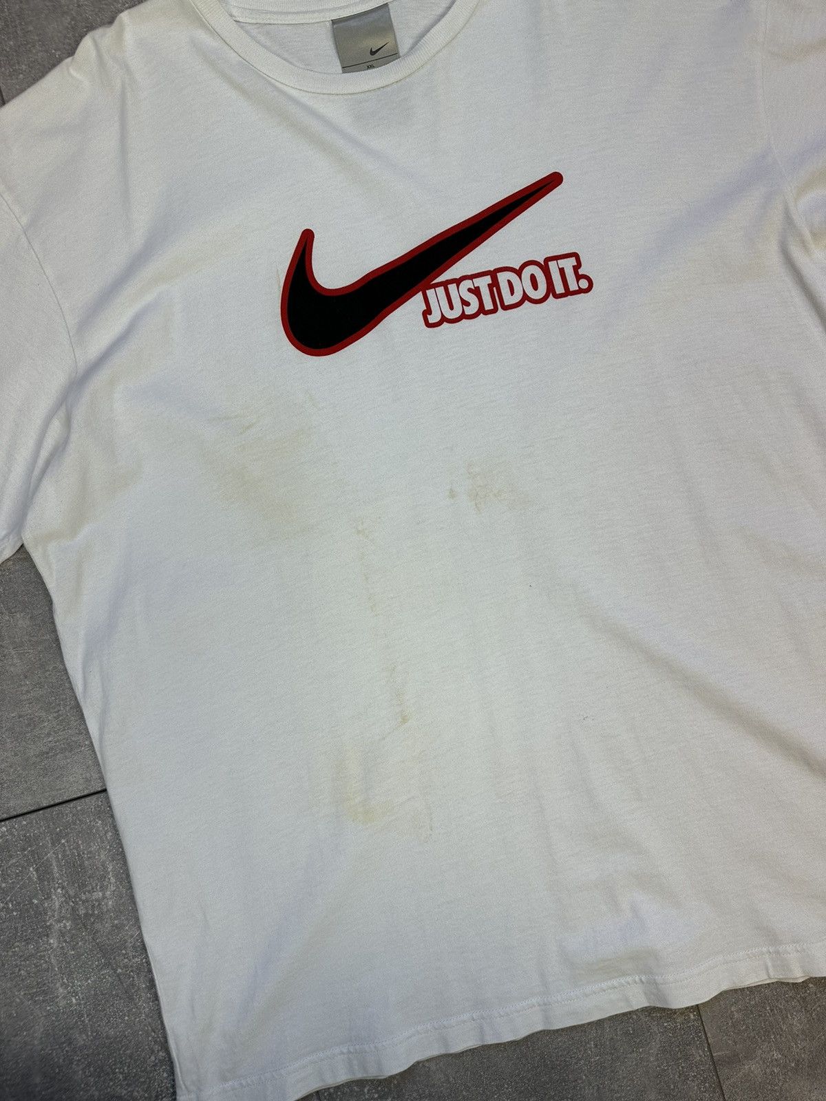 Vintage Men’s vintage Nike tee overprint logo y2k drill Size US XXL / EU 58 / 5 - 4 Thumbnail