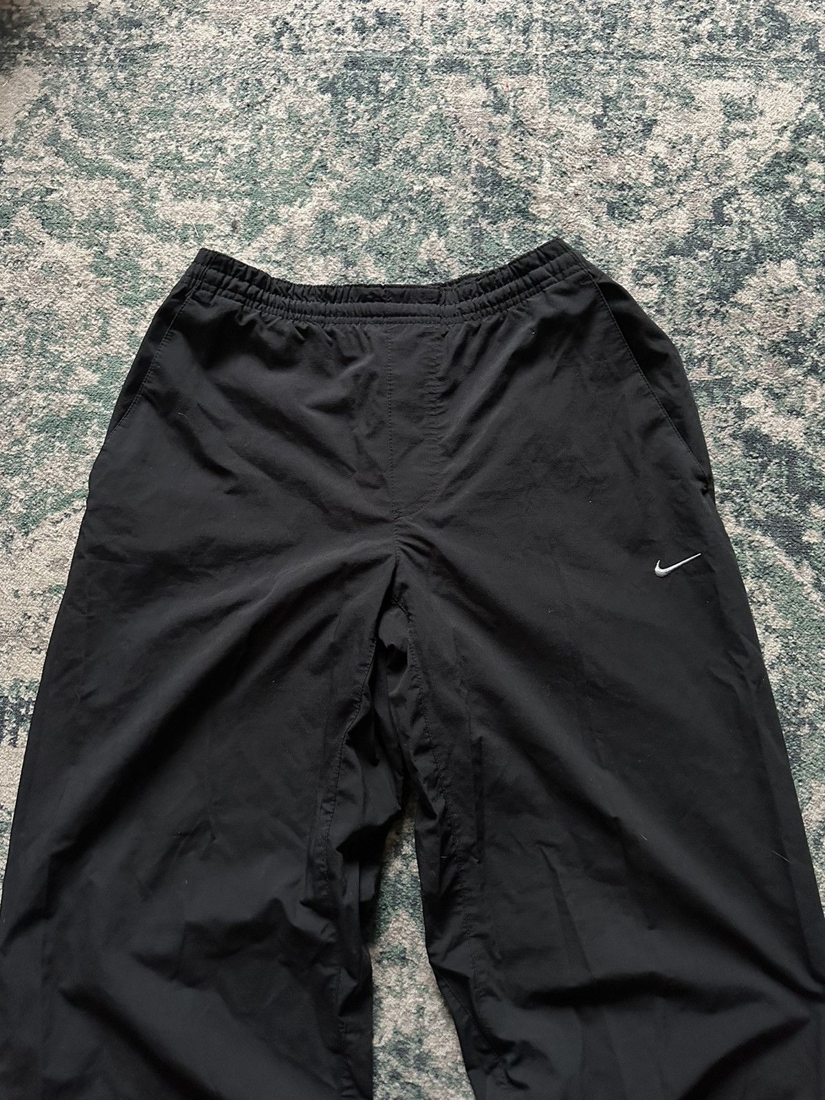 Nike × Skepta VINTAGE NIKE TN SKEPTA SWOOSH BAGGY NYLON TRACK PANTS M Size US 32 / EU 48 - 2 Thumbnail