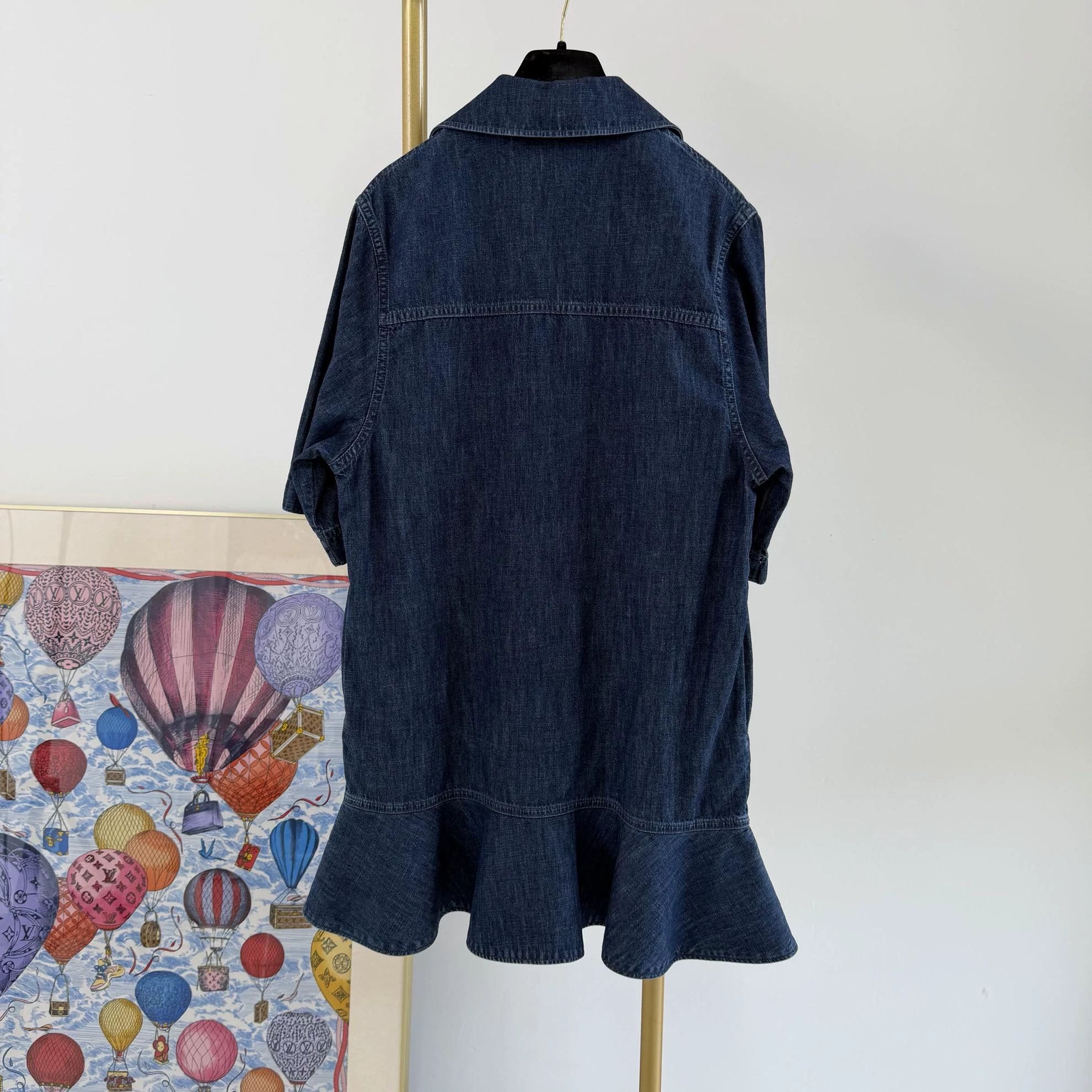 Valentino Valentino women's denim dress 36 pre-owned 8261 Size XS / US 0-2 / IT 36-38 - 4 Thumbnail