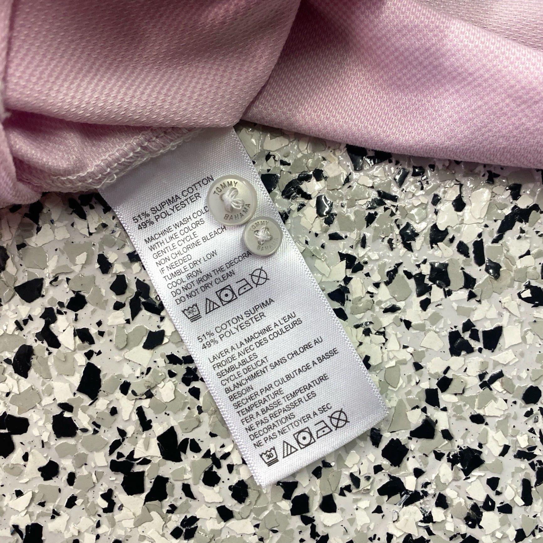 Tommy Bahama Tommy Bahama The San Lucio Stretch Shirt Mens XXL Pink Button-Up Long Sleeve Geo Size US XXL / EU 58 / 5 - 5 Thumbnail