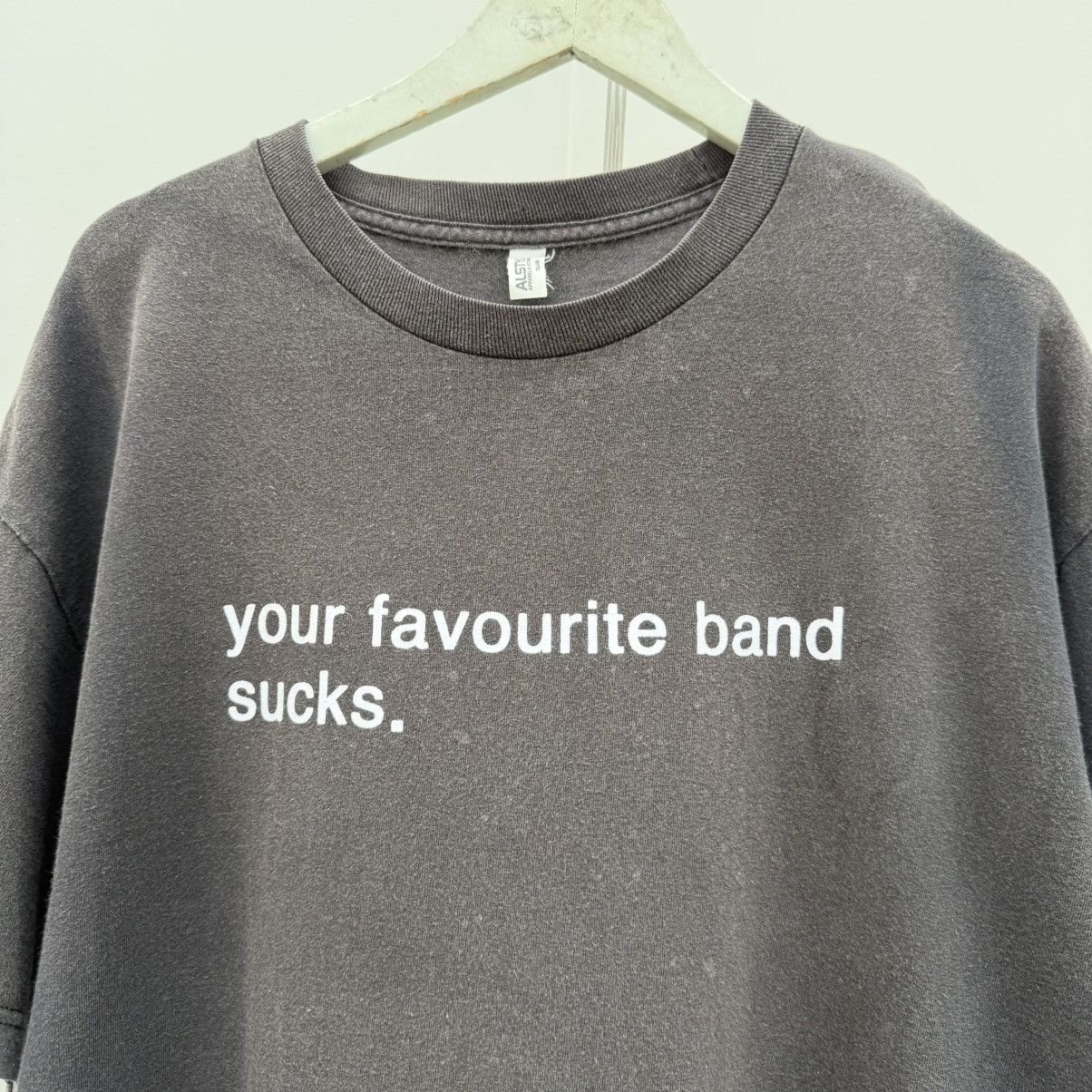 Vintage Favourite band sucks Size US XL / EU 56 / 4 - 2 Thumbnail