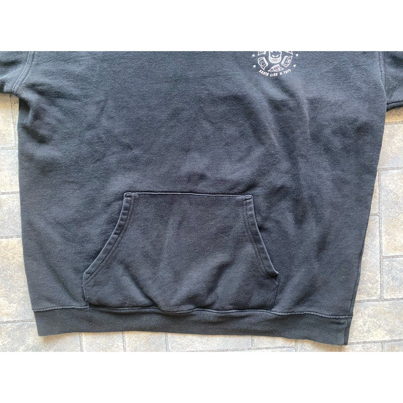 Spitfire Spitfire Hoodie Mens L Black Pullover Skater Girl Graphic Print Logo Hooded Pockets 90s Grunge Skateboarding Size US L / EU 52-54 / 3 - 3 Thumbnail