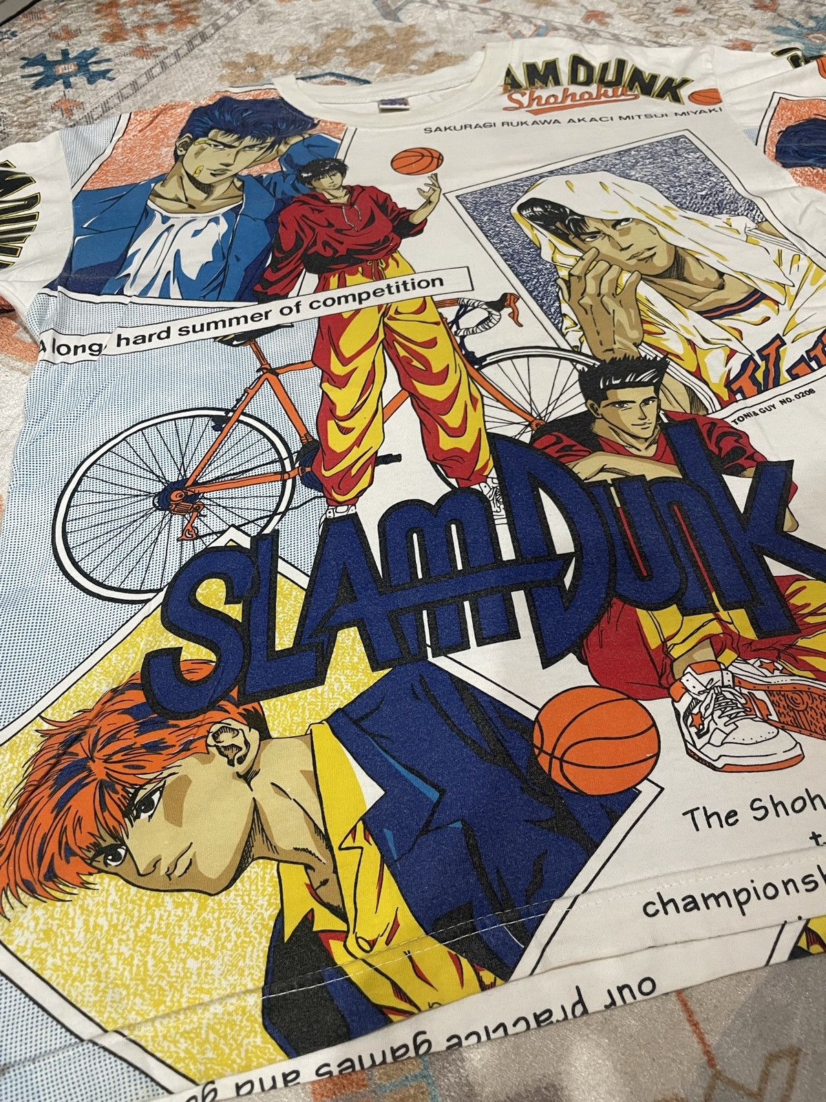 Anime × Vintage Vintage Slam Dunk AOP Shirt Size US L / EU 52-54 / 3 - 6 Thumbnail