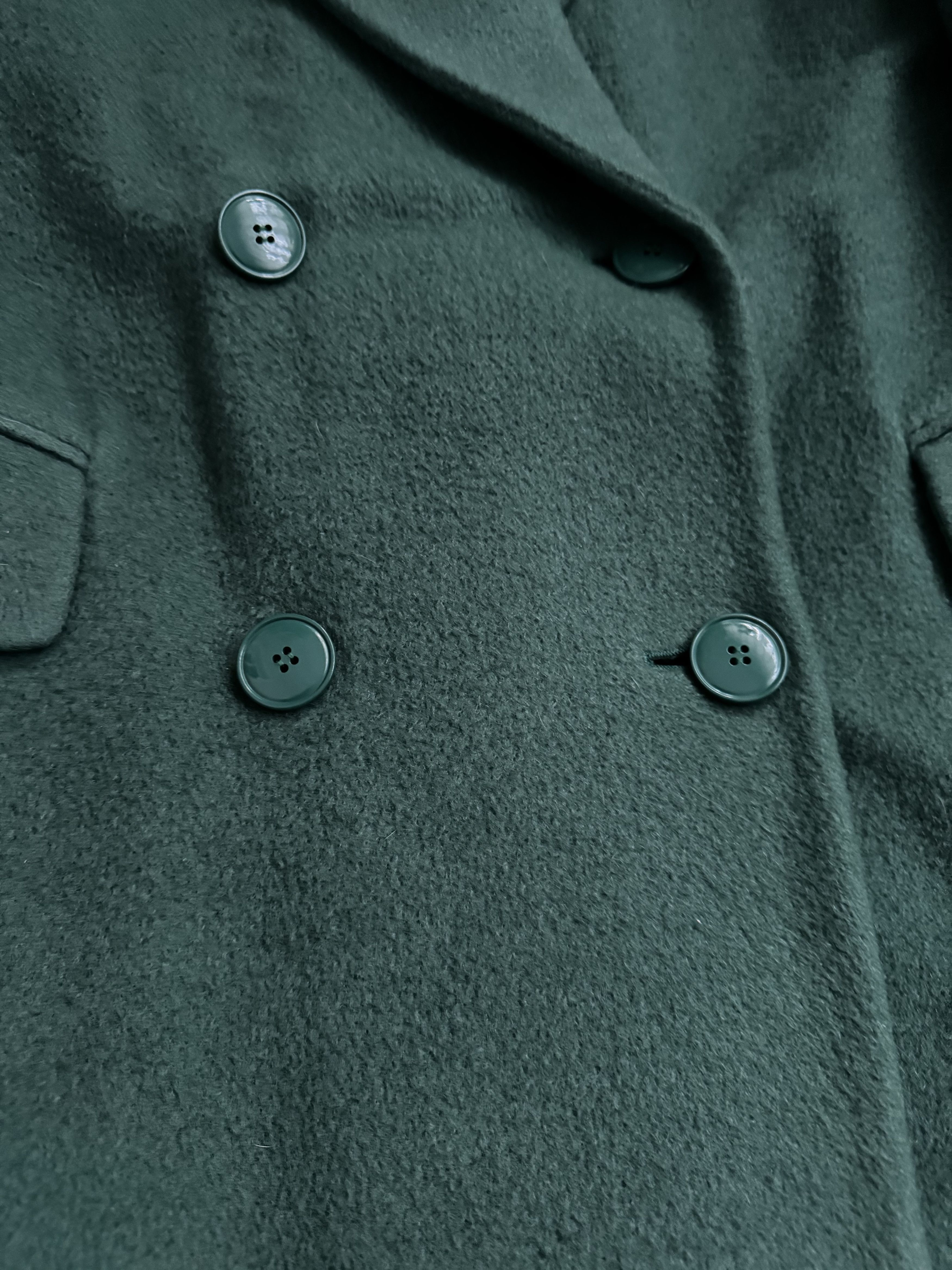 Missoni VTG Missoni Donna Green Wool Double Breasted Button Coat Size XL / US 12-14 / IT 48-50 - 11 Thumbnail