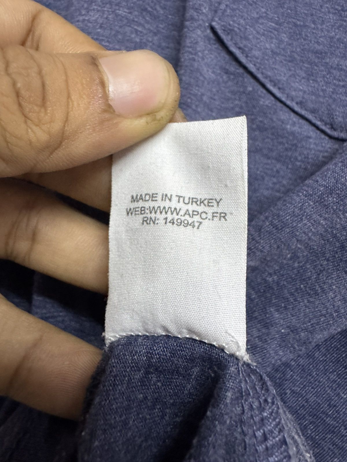A.P.C. Apc Tshirt pocket tee Size US XS / EU 42 / 0 - 5 Thumbnail
