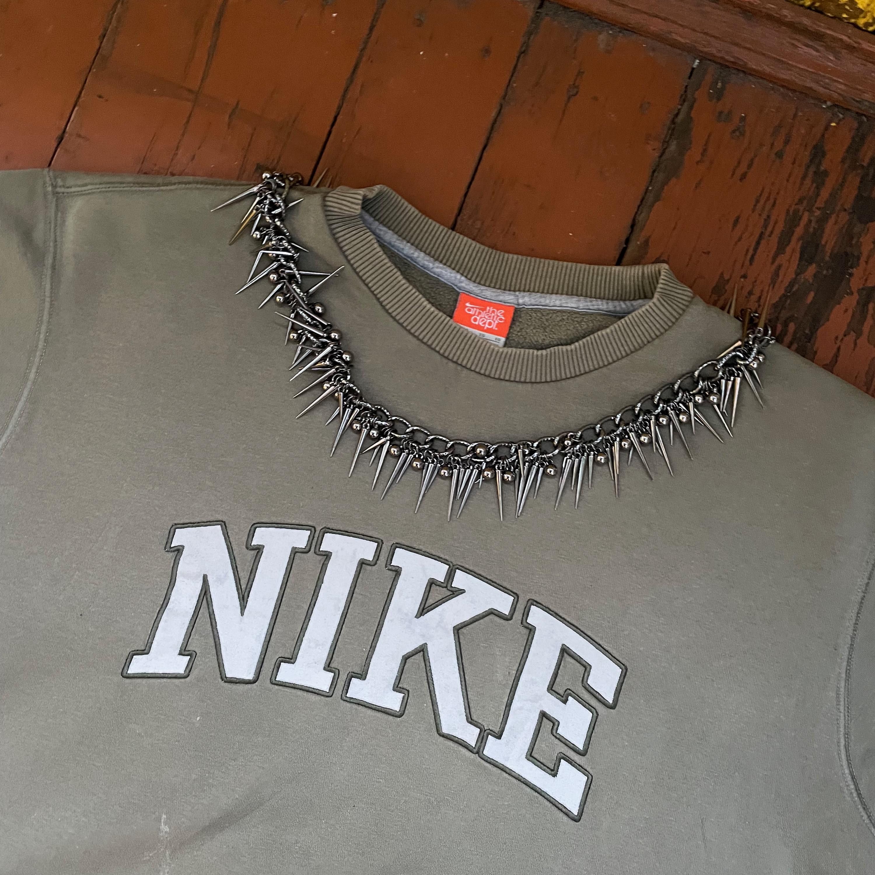 Other Avant Garde Gothic Punk Spiked Choker Necklace y2k Rare Size ONE SIZE - 7 Thumbnail