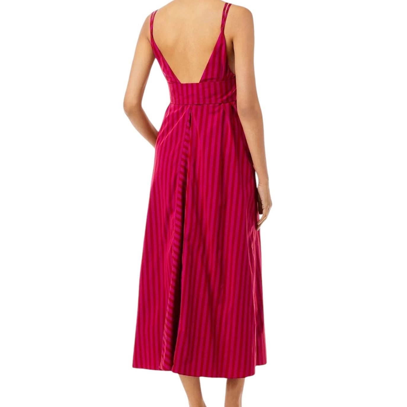 Rebecca Taylor REBECCA TAYLOR Open Back Tea-Length Fit + Flare Dress, US2 Size XS / US 0-2 / IT 36-38 - 2 Thumbnail
