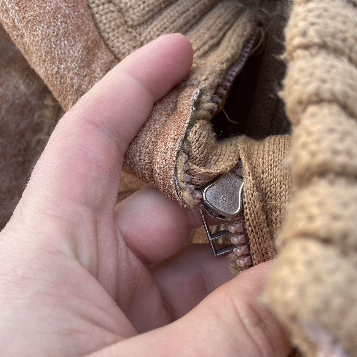 Japanese Brand × Vintage Vintage Japanese Style Knit Zip Sweater Wool Y2K Style USA Size XS / US 0-2 / IT 36-38 - 10 Thumbnail