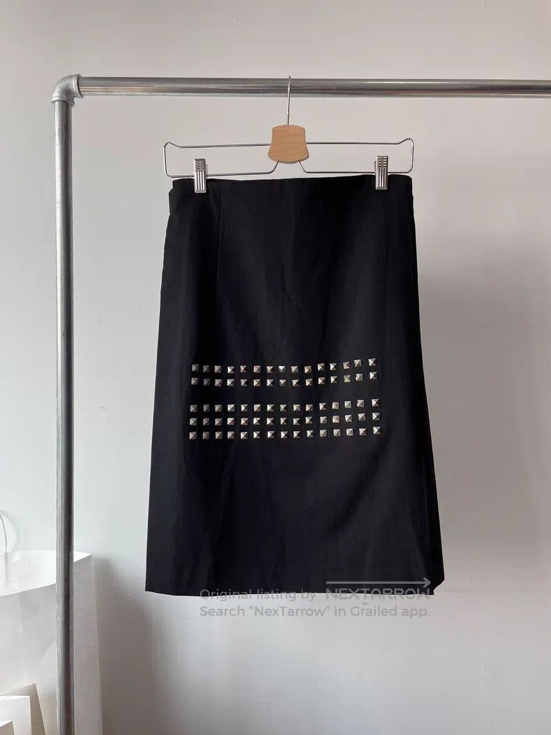 Comme des Garcons Comme Des Garcons size F Rivet pleated half skirt Size 25" / US 0 / IT 36 - 1 Thumbnail