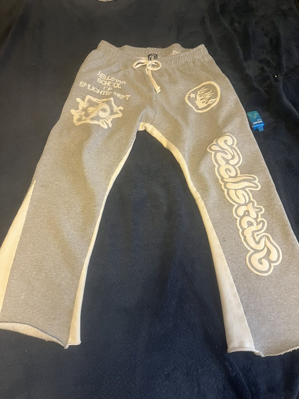 HELLSTAR Grey Hellstar sweatpants XXL Size US 38 / EU 54 - 1 Thumbnail