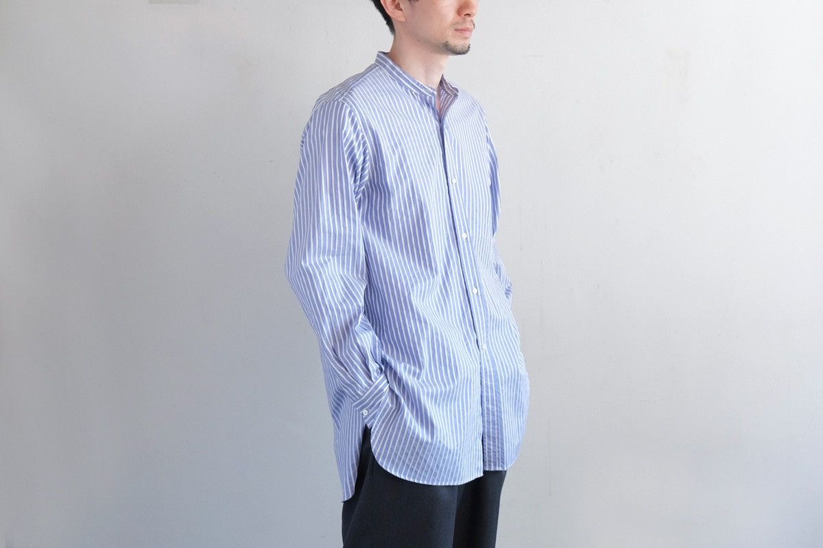 Japanese Brand HEUGN Shirt 034 Rob Band Collar Shirt Size US L / EU 52-54 / 3 - 13 Thumbnail