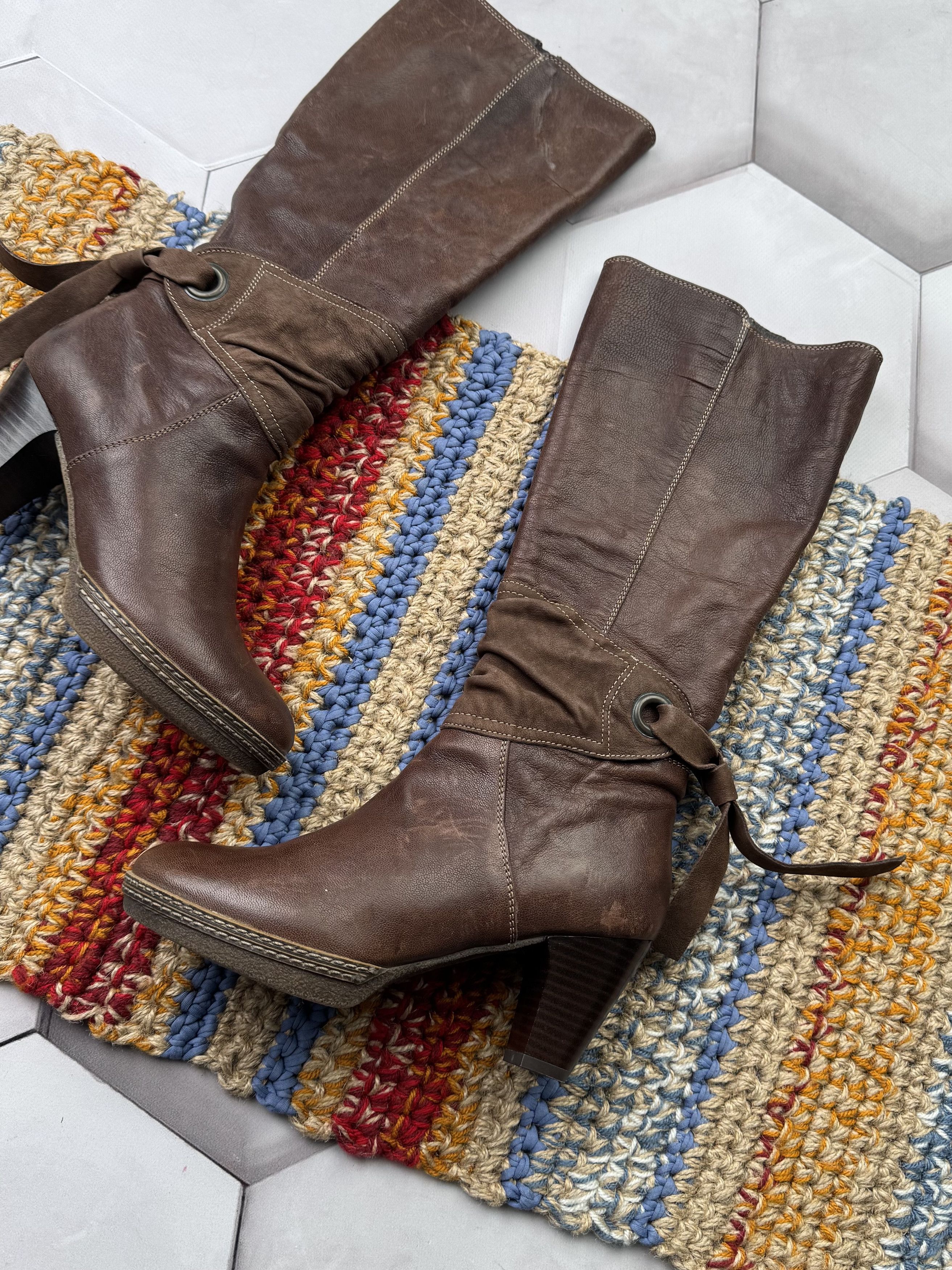 Japanese Brand Vintage Leather Boots Size US 6 / IT 36 - 3 Thumbnail