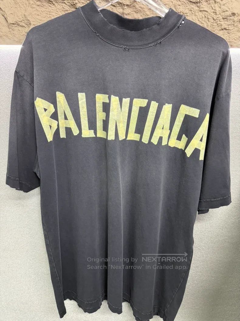 Balenciaga Balenciaga Tape T-Shirt Size US XS / EU 42 / 0 - 1 Thumbnail