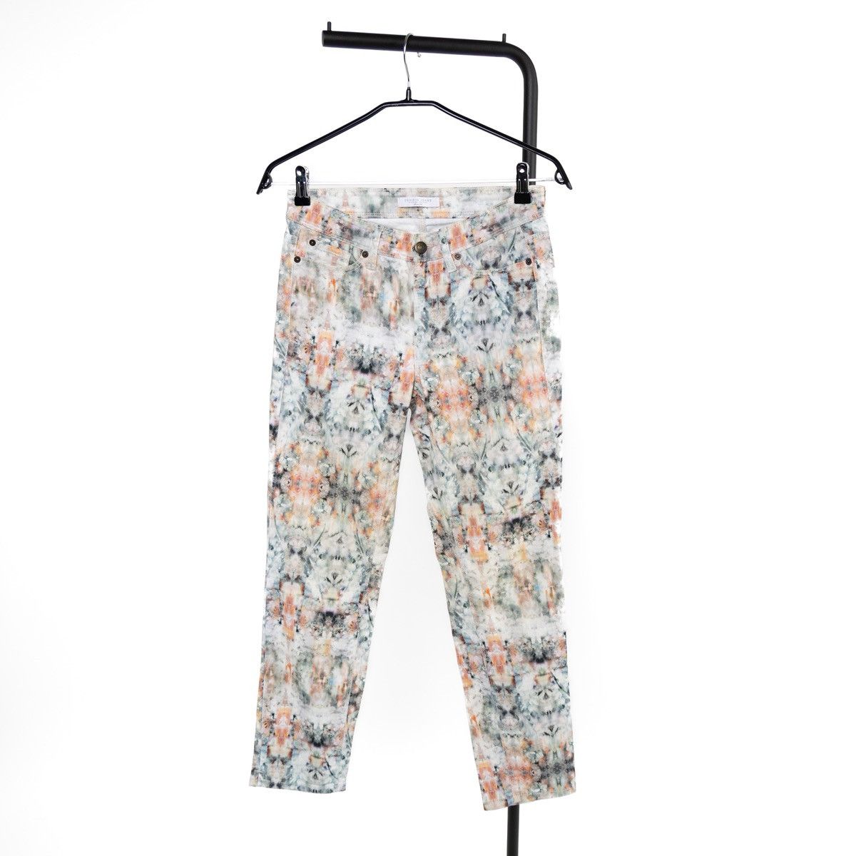 Other Cambio Jeans Piper Short Multicolor Abstract Print Denim Size 28" / US 6 / IT 42 - 1 Thumbnail
