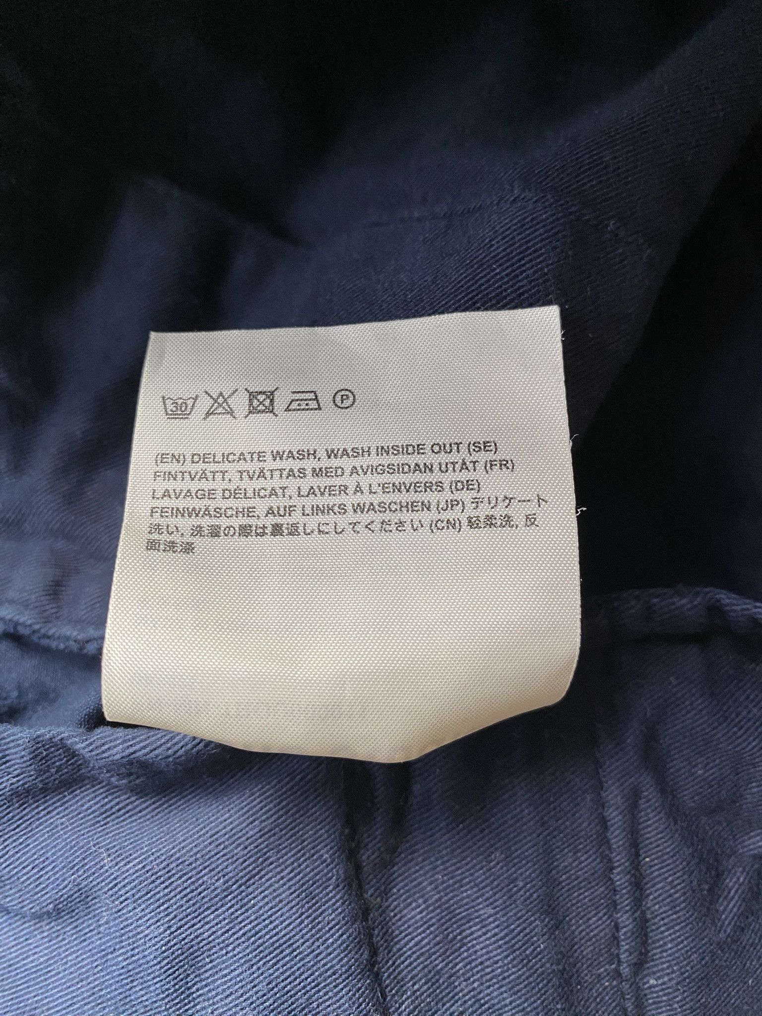 Acne Studios 46/S - Cargo Trousers - Navy Blue Size US 30 / EU 46 - 10 Thumbnail