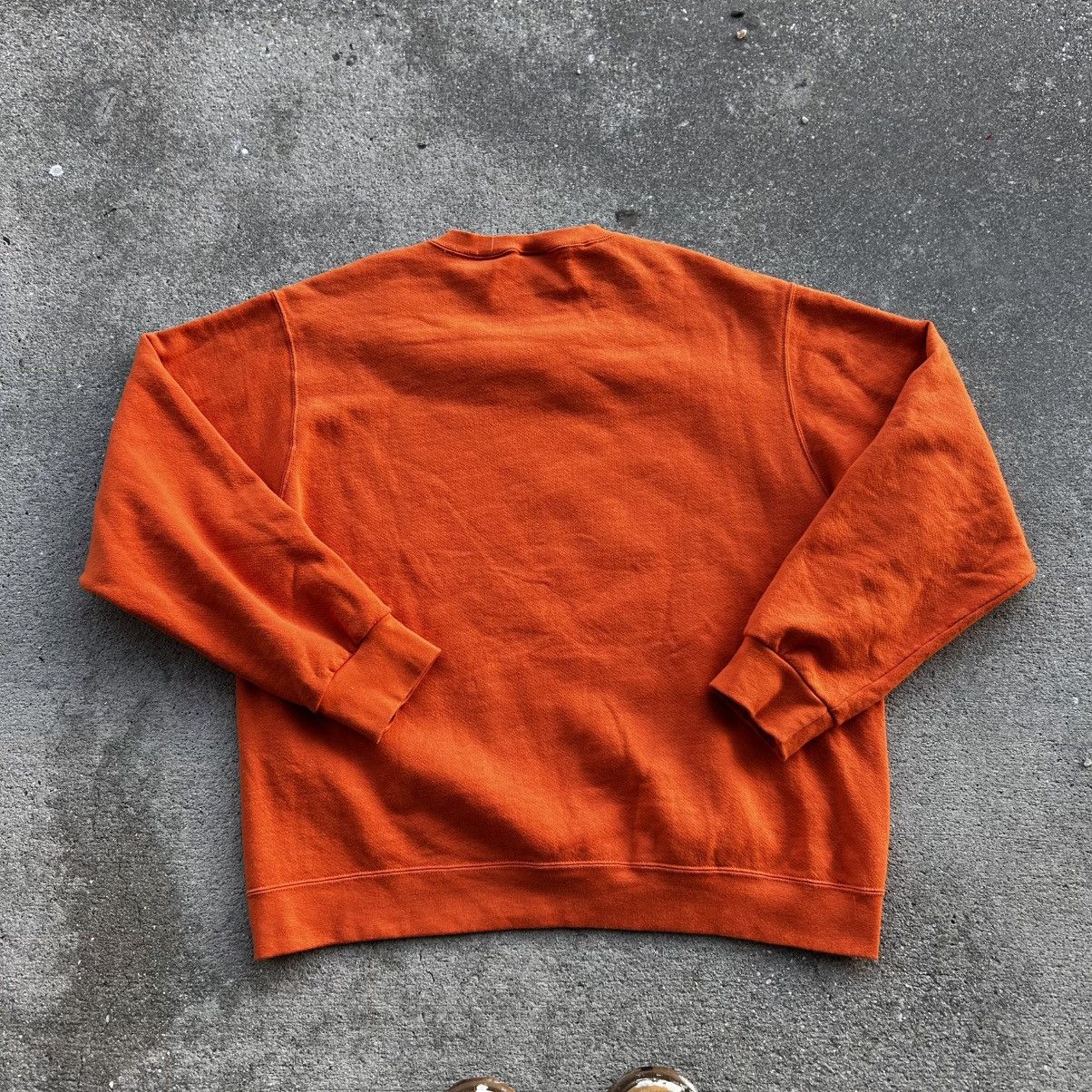 Vintage 2000 nike orange swoosh sweatshirt Size US L / EU 52-54 / 3 - 5 Thumbnail